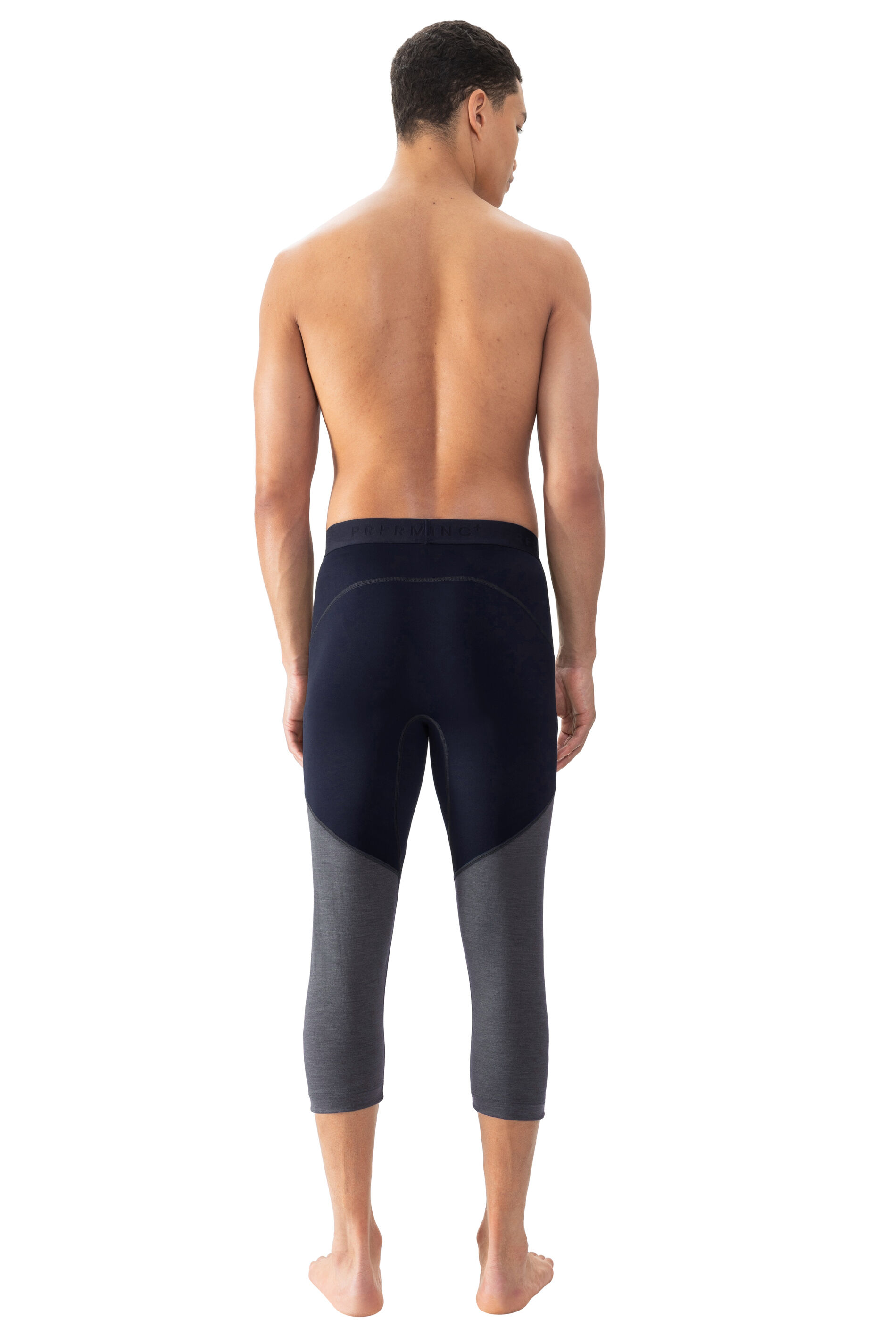 Mey heren long john Prfrmnc+, thermo lange onderbroek jeansblauw