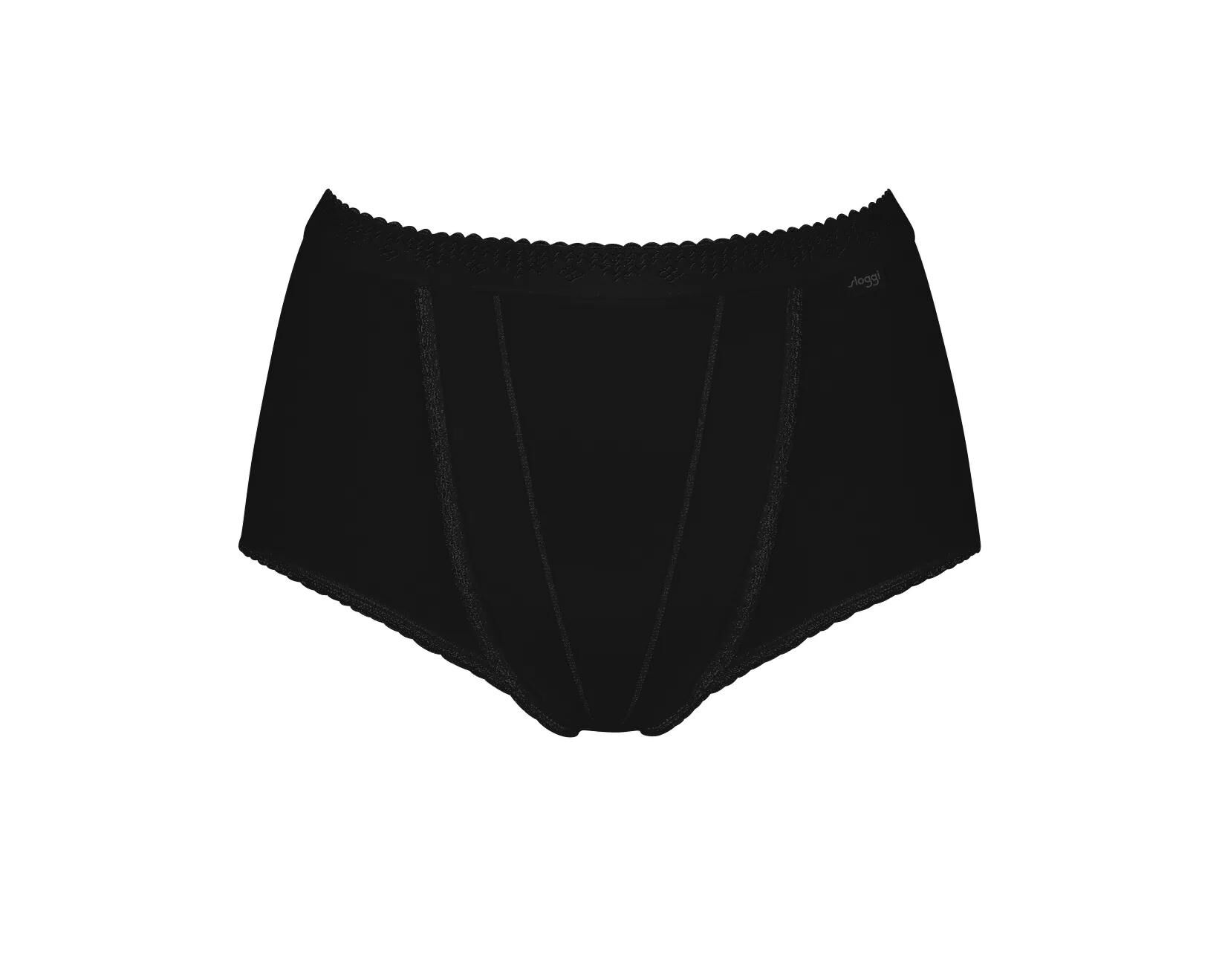 Sloggi Women Control Maxi (2-pack), dames slip, zwart