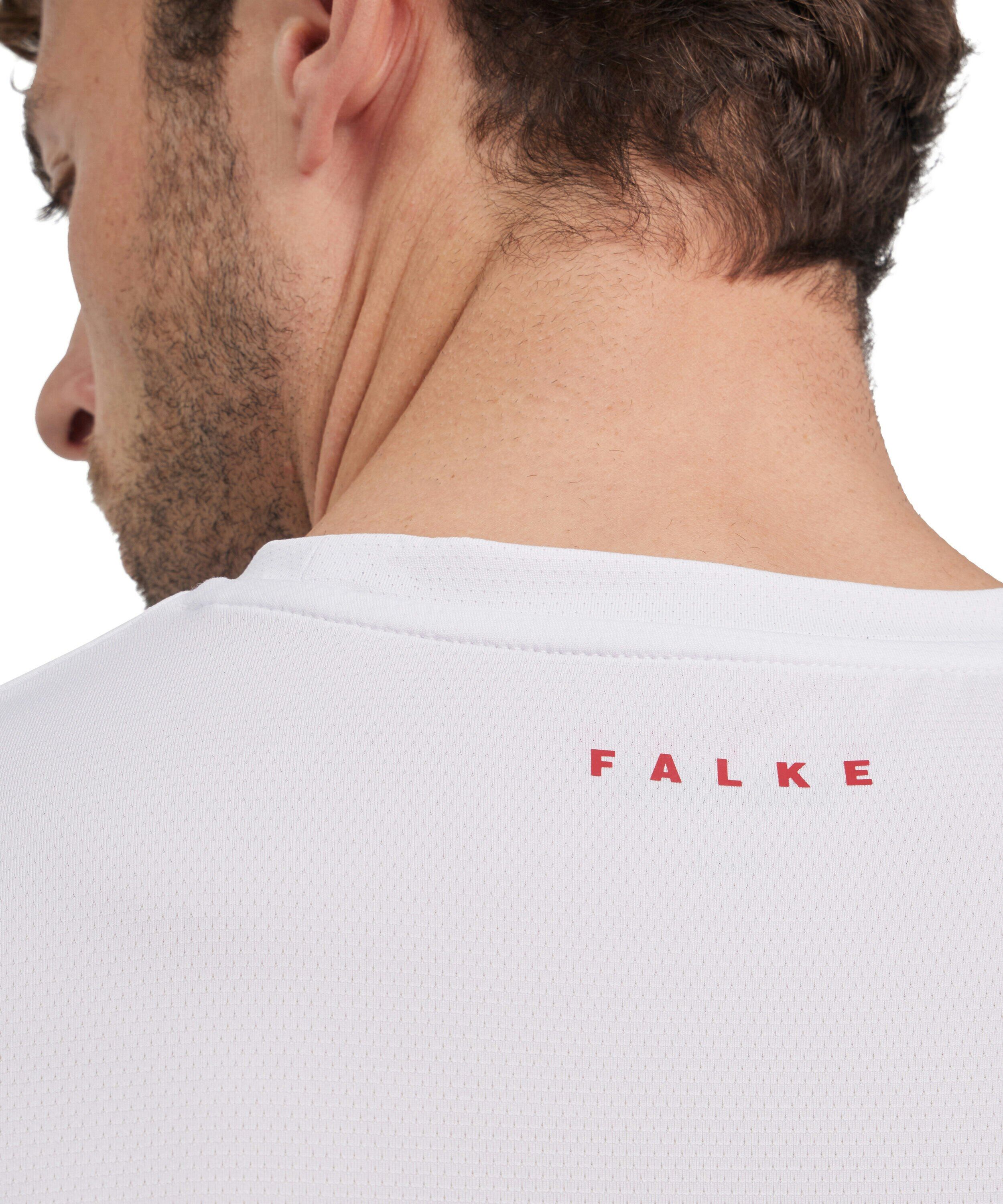 FALKE heren training T-shirt, wit (white)