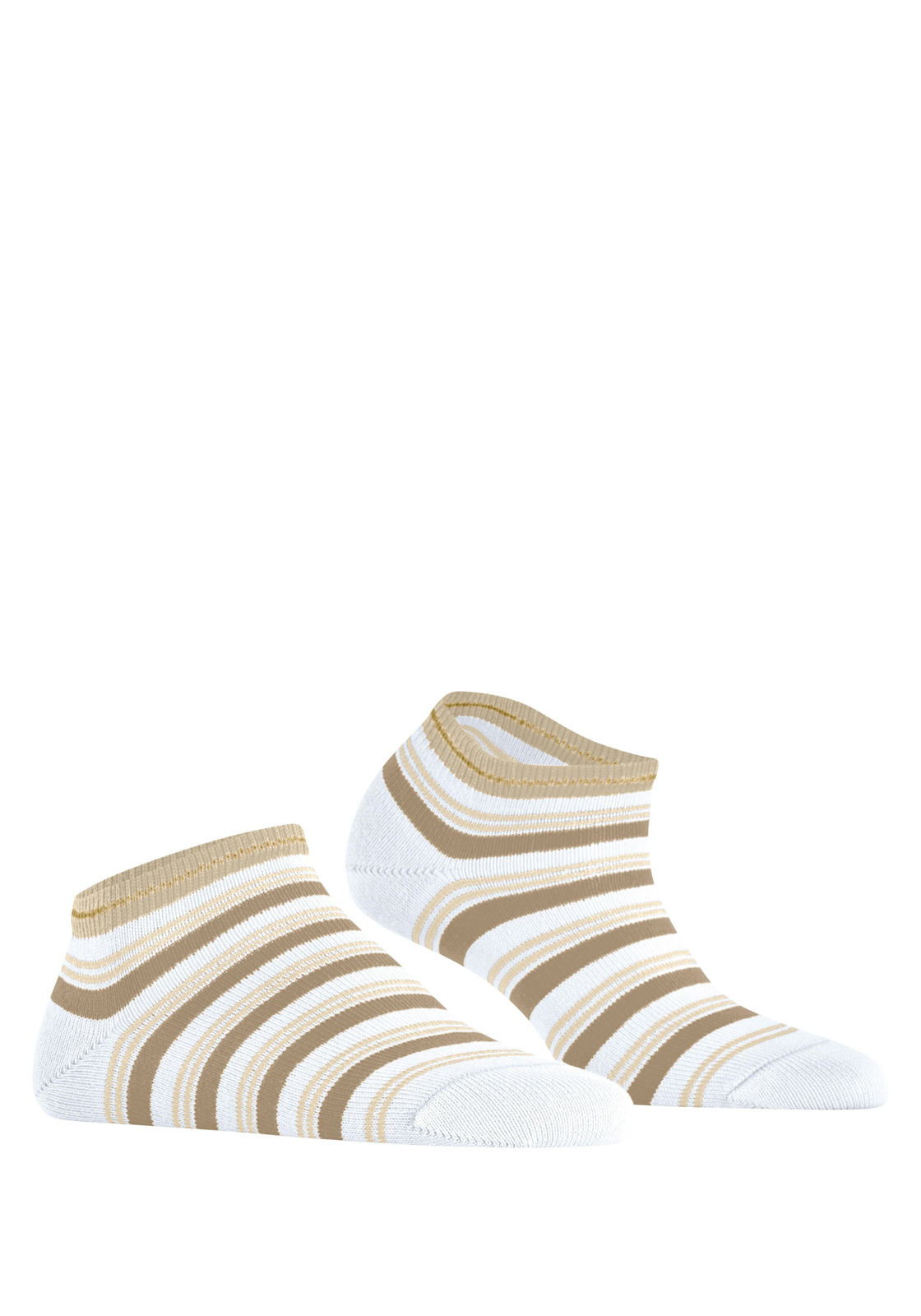 FALKE Smart Stripe dames sneakersokken, wit (white) FALKE Smart Stripe dames sneakersokken, wit (white)