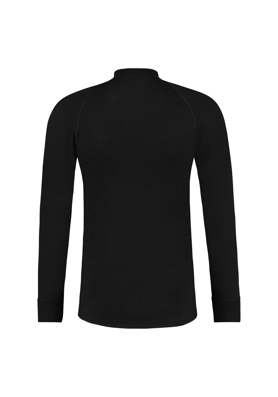 image_3_12-216_zwart_back RJ Bodywear Thermo stays fresh thermoshirt (1-pack), heren thermoshirt met opstaande boord, zwart