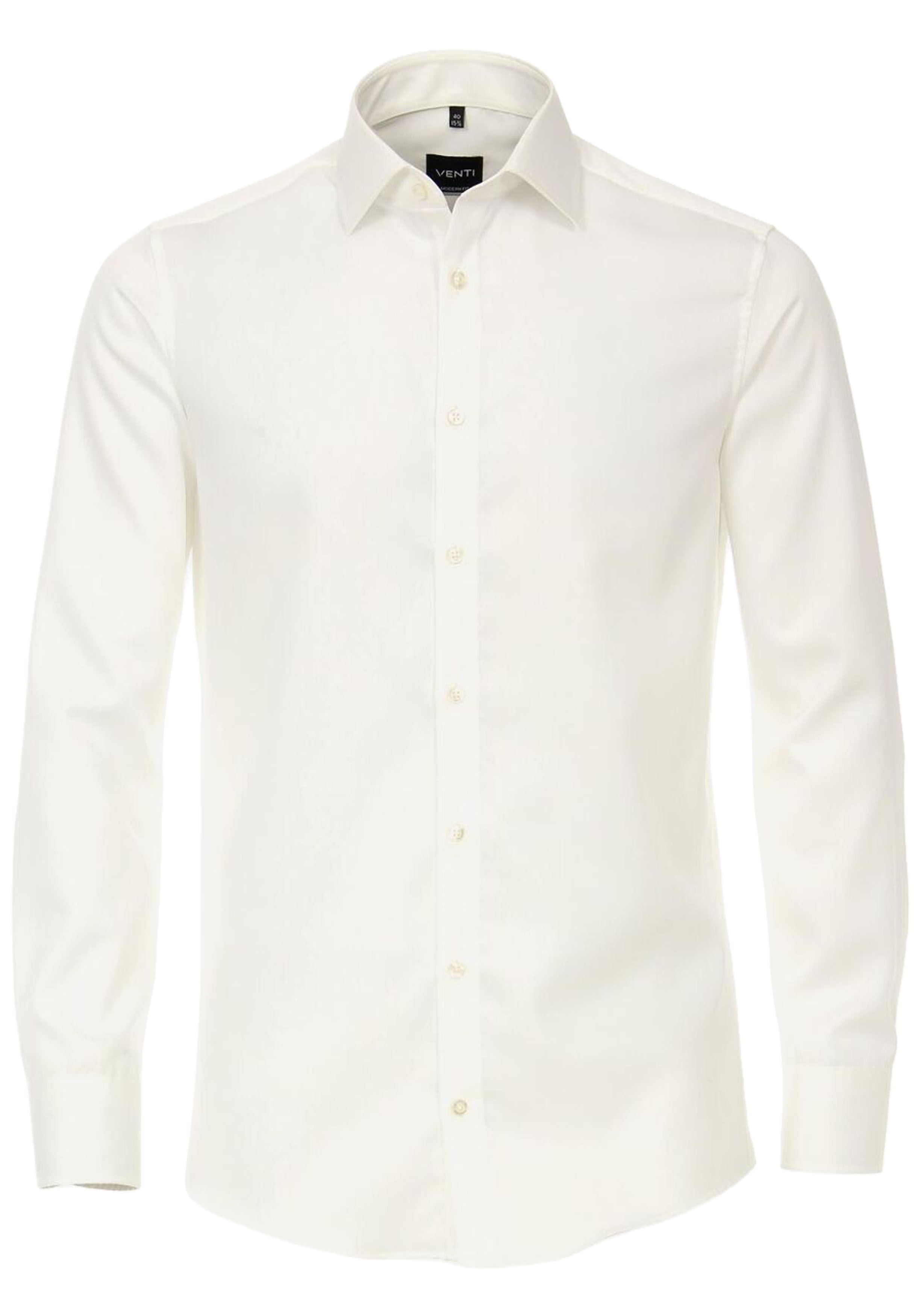 VENTI modern fit overhemd, twill, beige