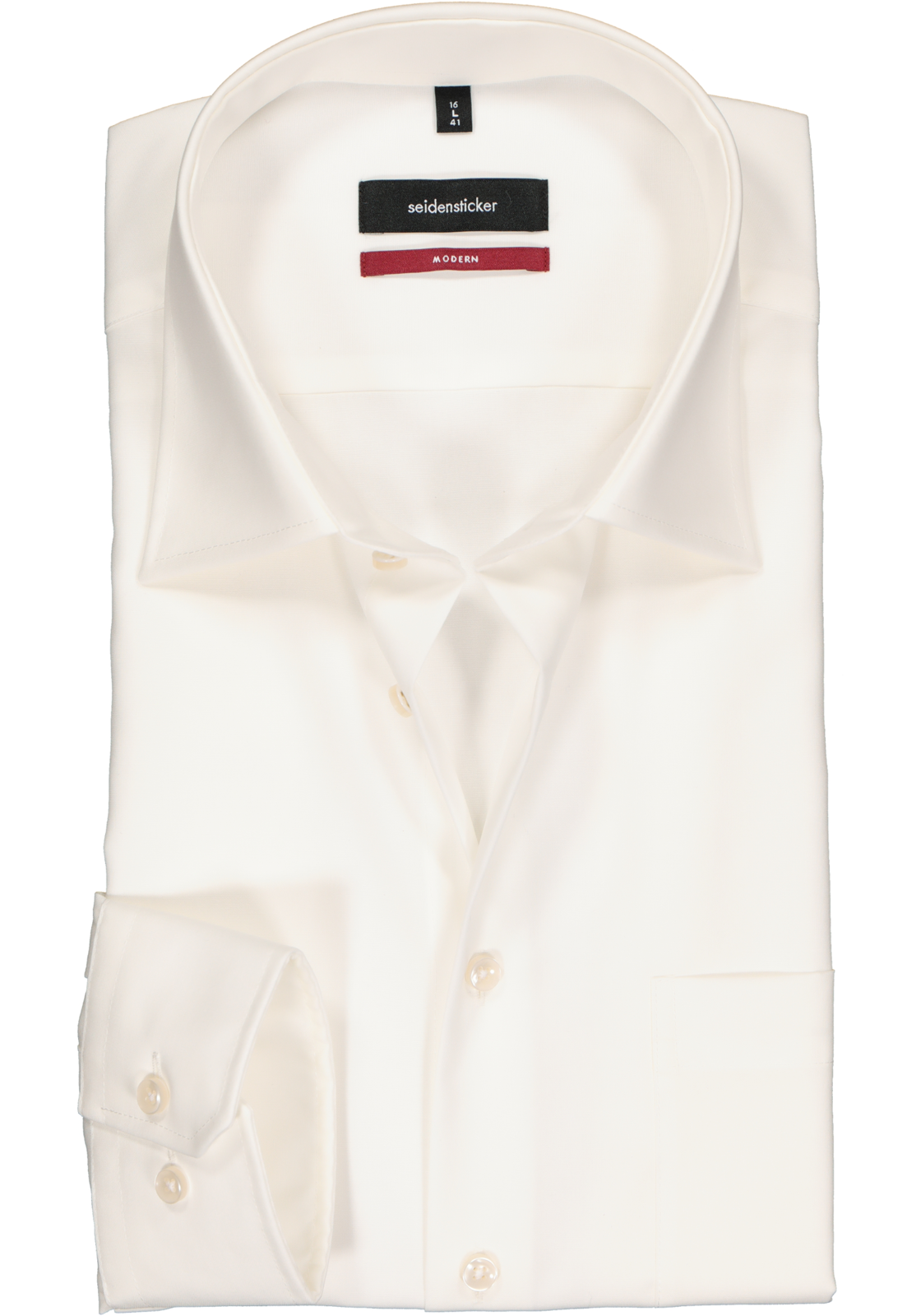 1-4021641444752_seidensticker-overhemd_HR Seidensticker regular fit overhemd, beige