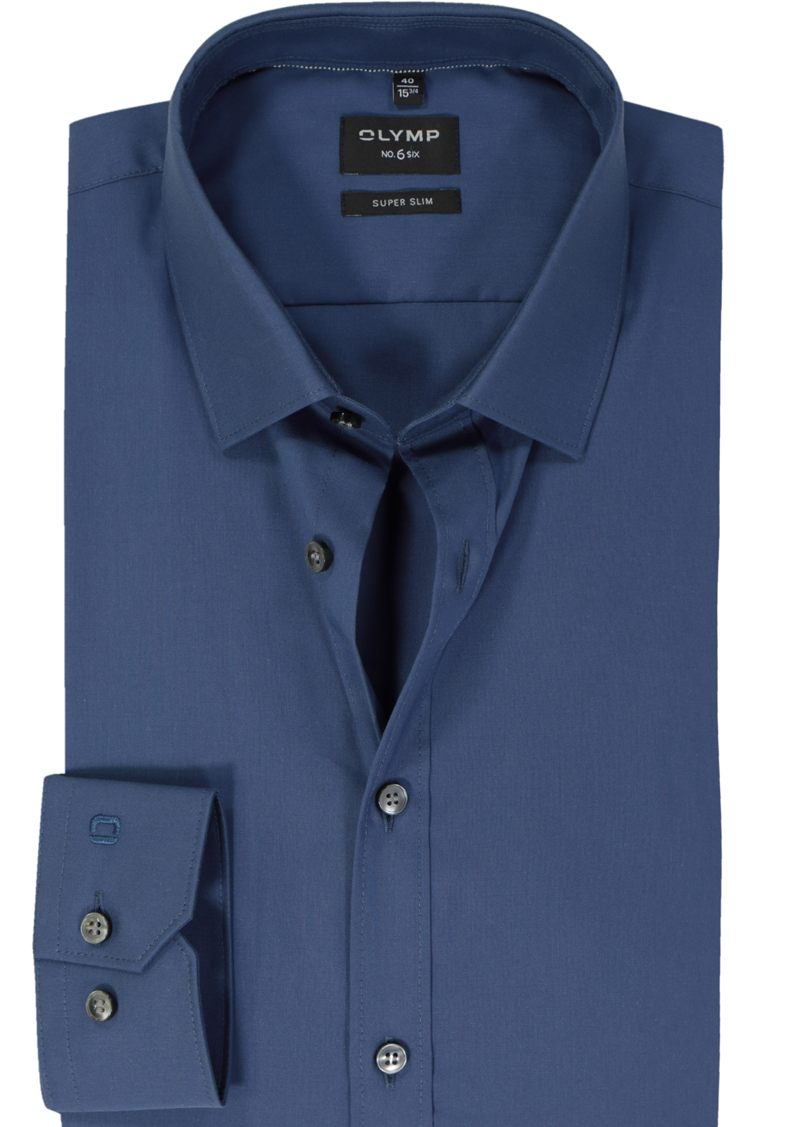 OLYMP No. Six super slim fit overhemd, blauw  OLYMP No. Six super slim fit overhemd, blauw