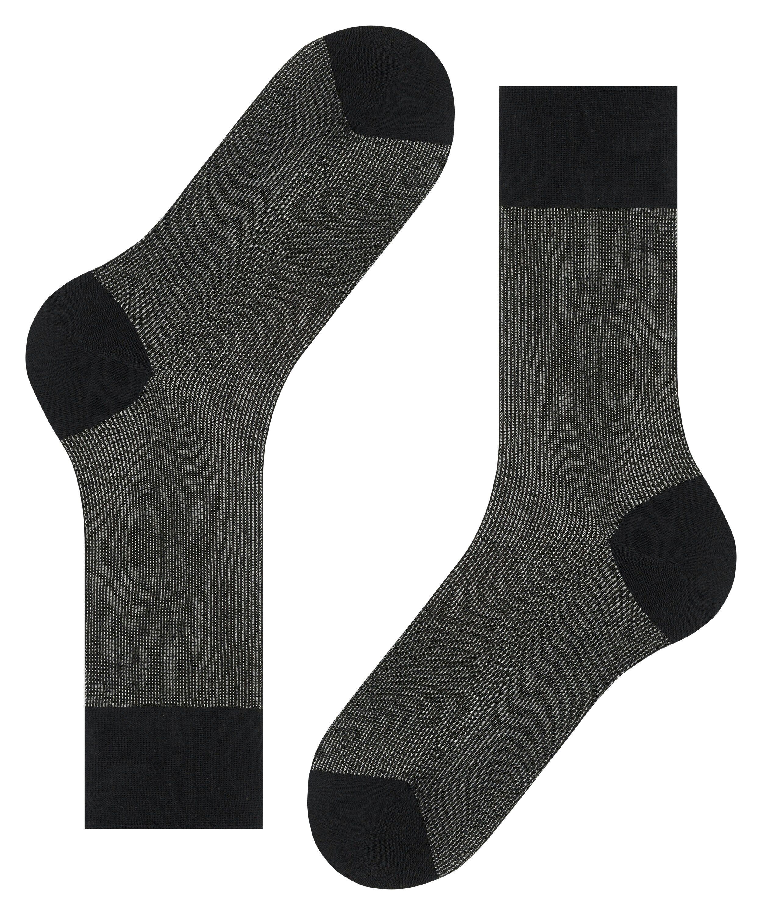FALKE Fine Shadow herensokken, zwart (black-mix)