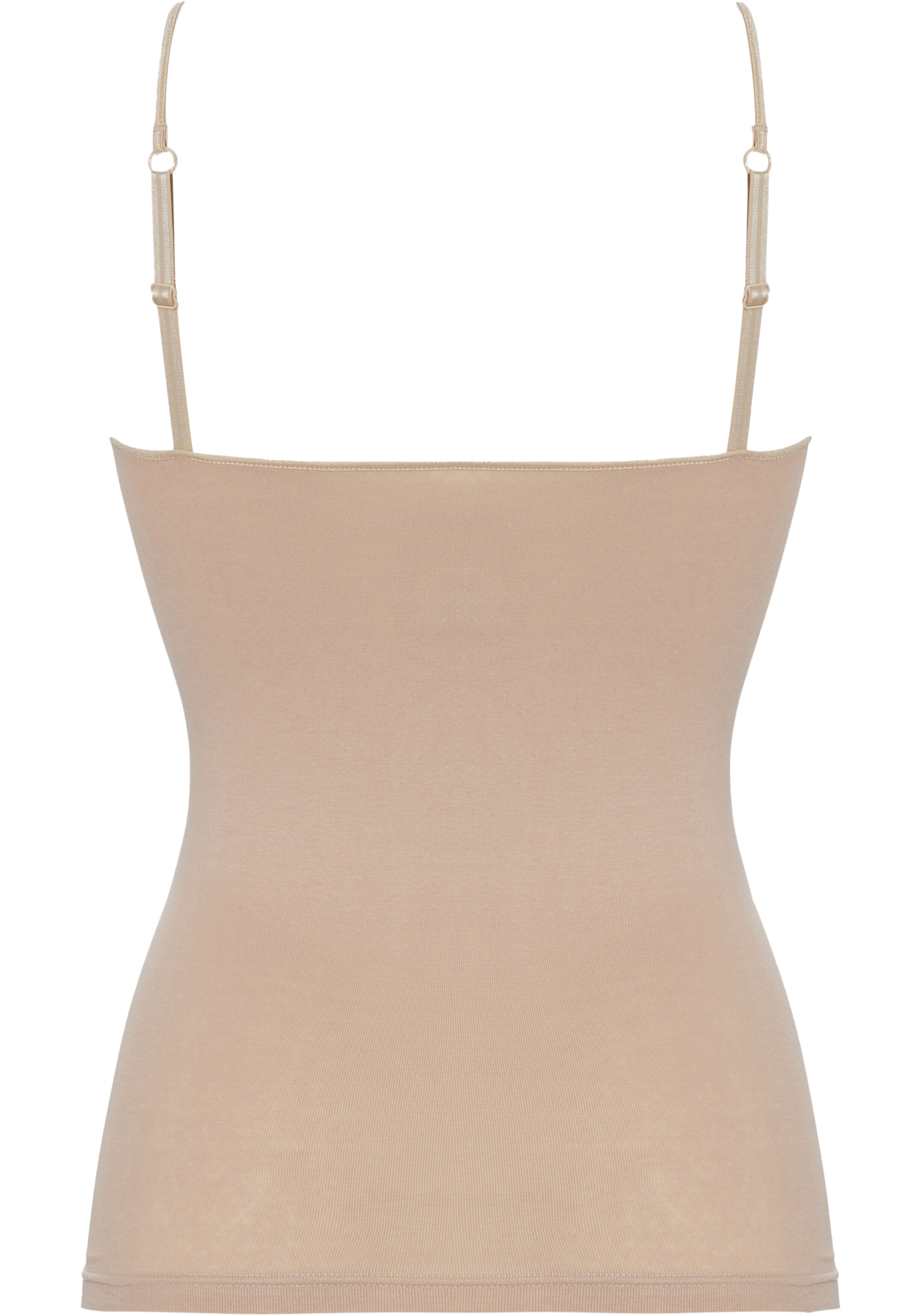 TEN CATE Basic women spaghetti top (2-pack), dames hemd smalle bandjes, huidskleur