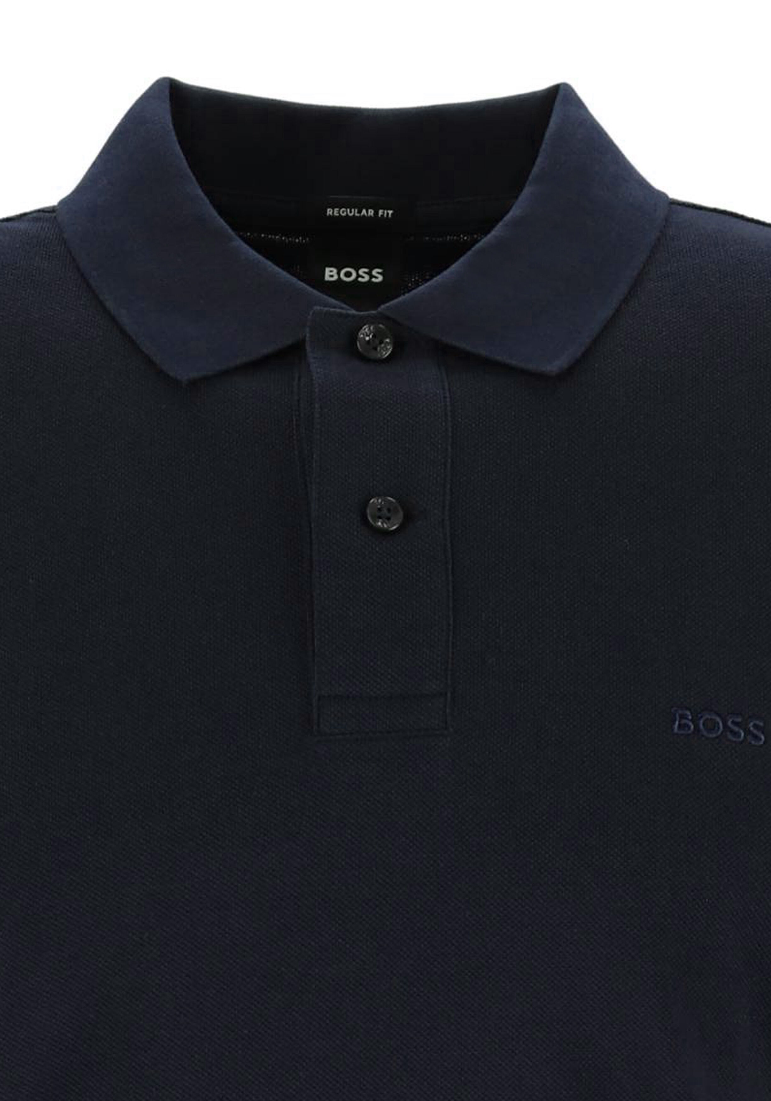 BOSS Pallas regular fit polo, pique, donkerblauw