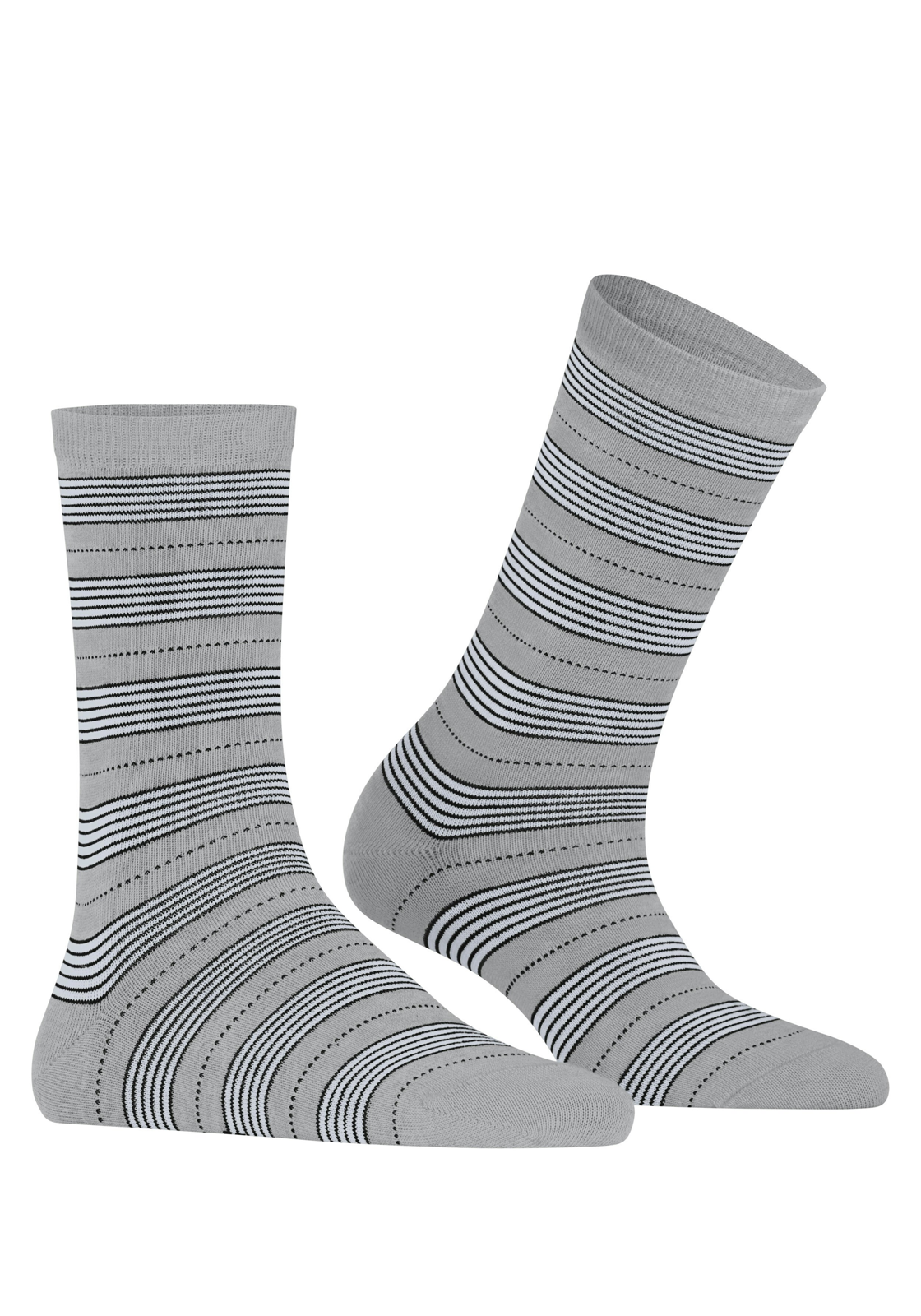 FALKE Stripe Uniform damessokken, zilvergrijs (silver) FALKE Stripe Uniform damessokken, zilvergrijs (silver)