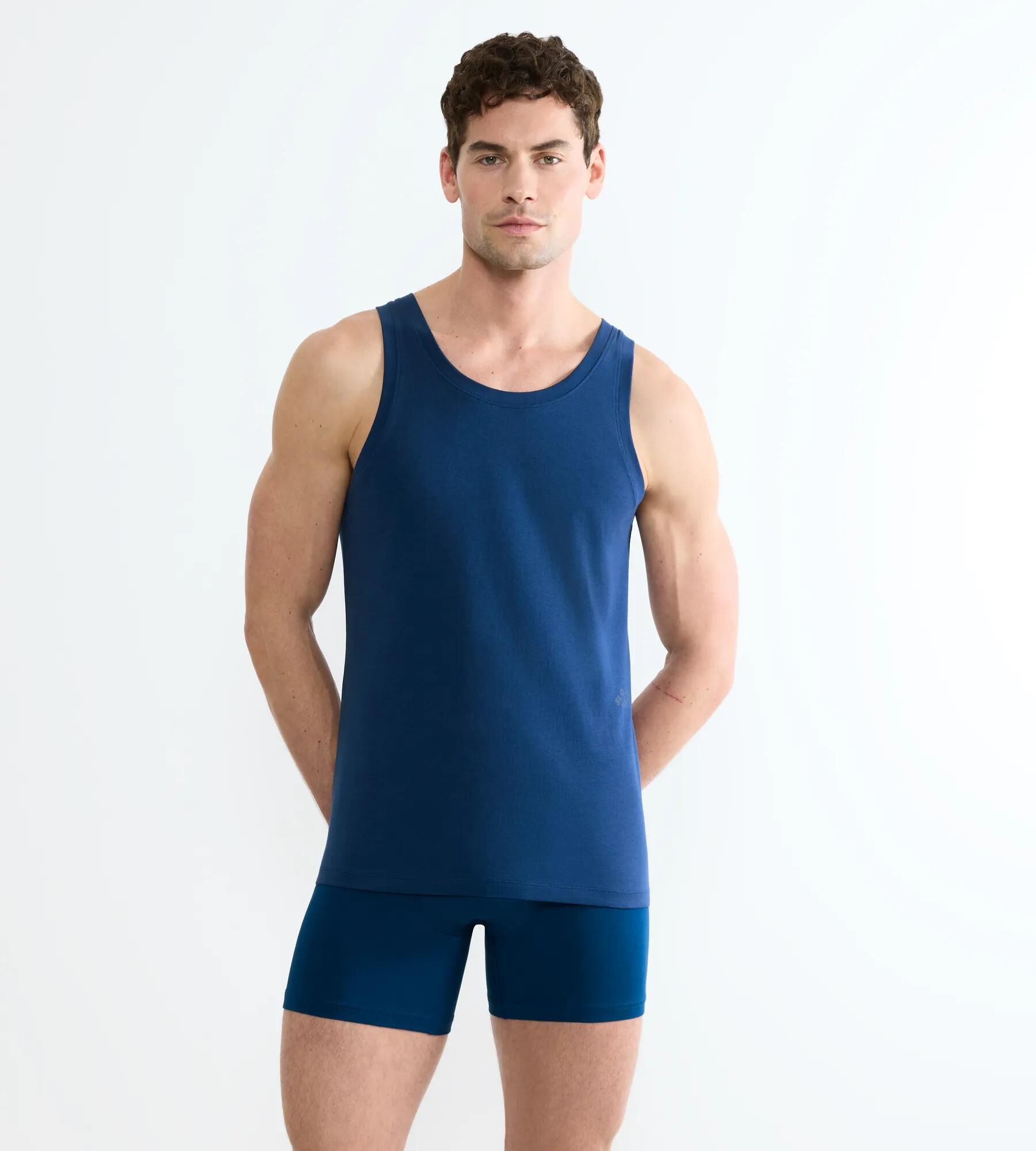 Sloggi Men SLG Base Tank Top, heren mouwloos T-shirt (1-pack), kobaltblauw