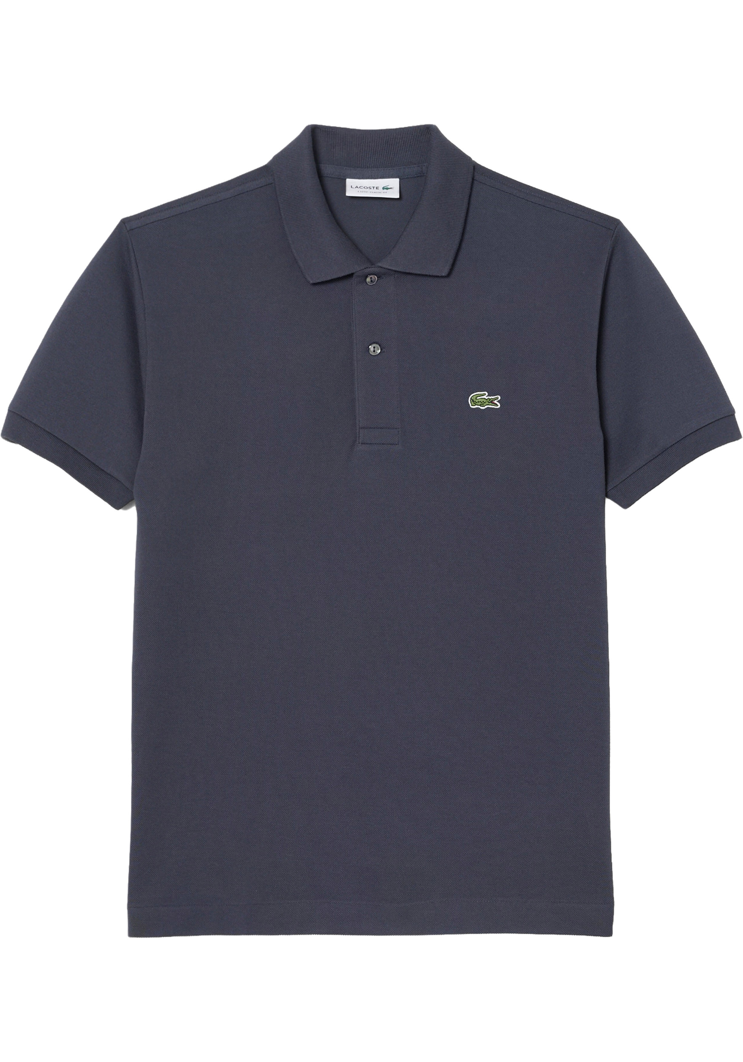 Lacoste Classic Fit polo, grafietgrijs