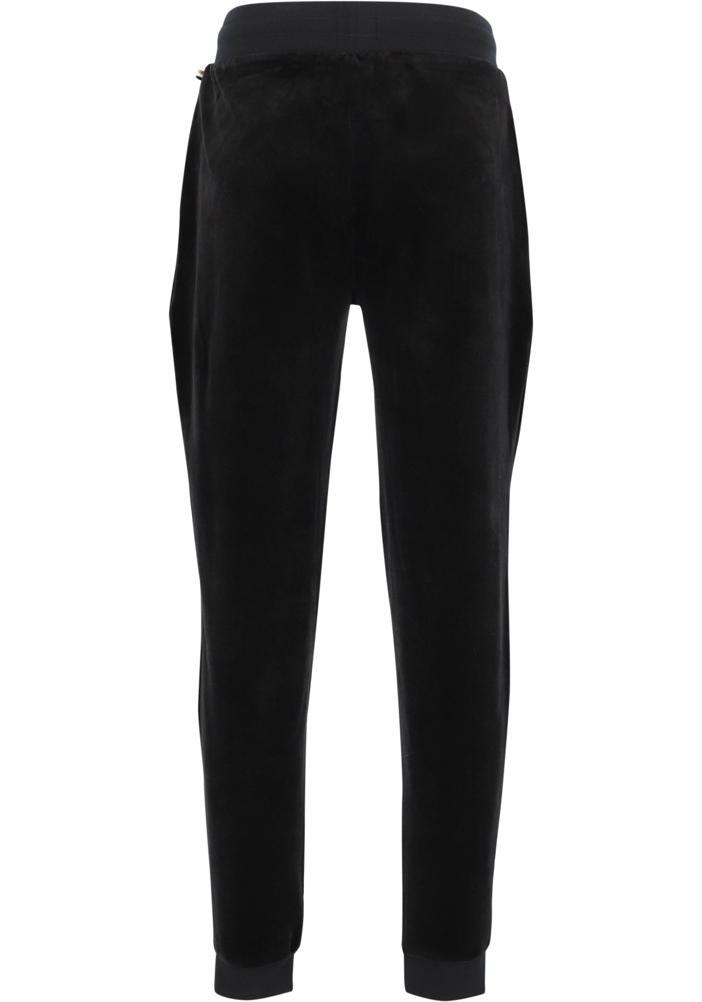 BOSS Velour Pants, heren pyjama- of loungebroek, zwart