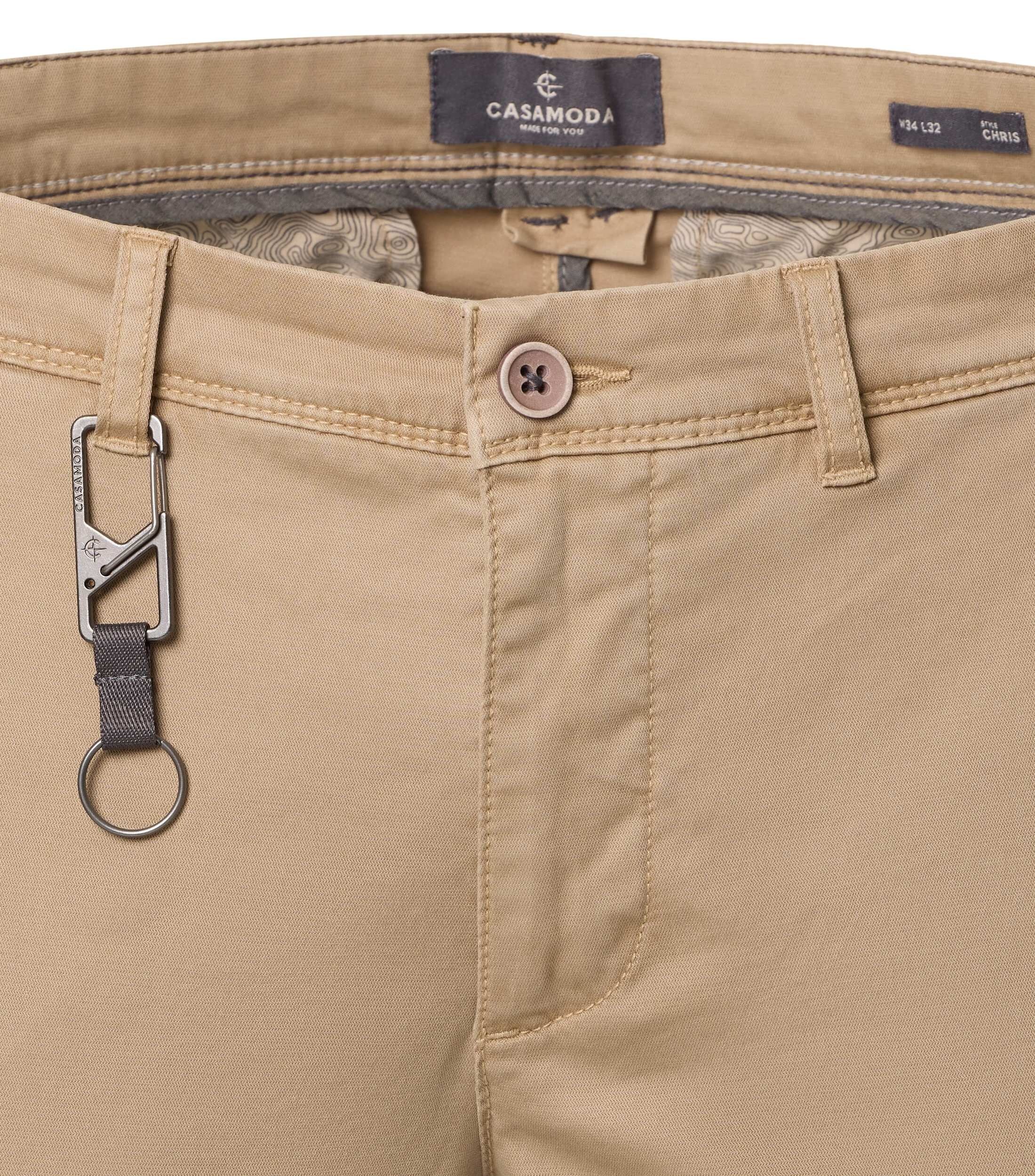 CASA MODA broek CHRIS, heren chino broek, beige