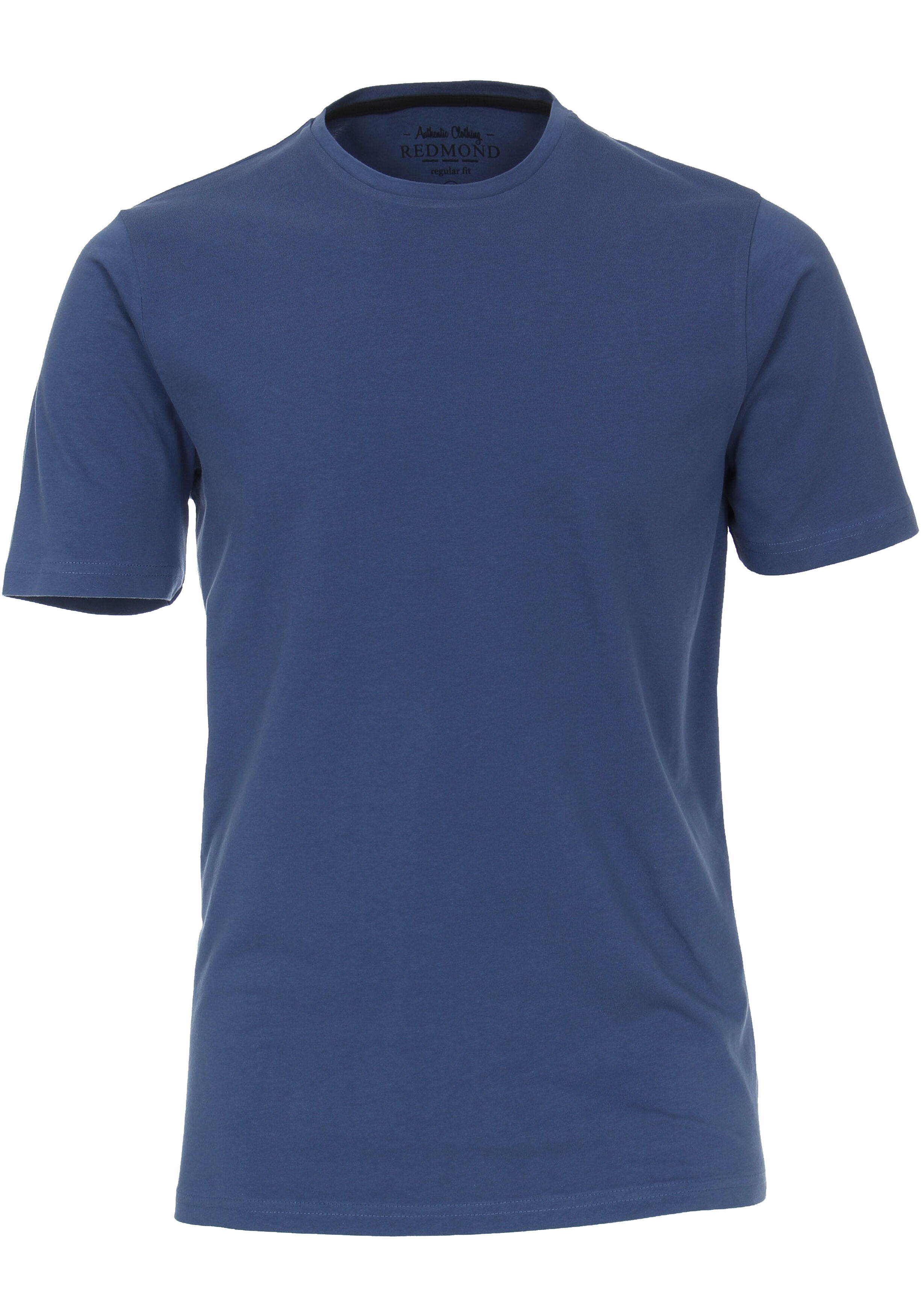 Redmond regular fit T-shirt, korte mouw O-hals, blauw