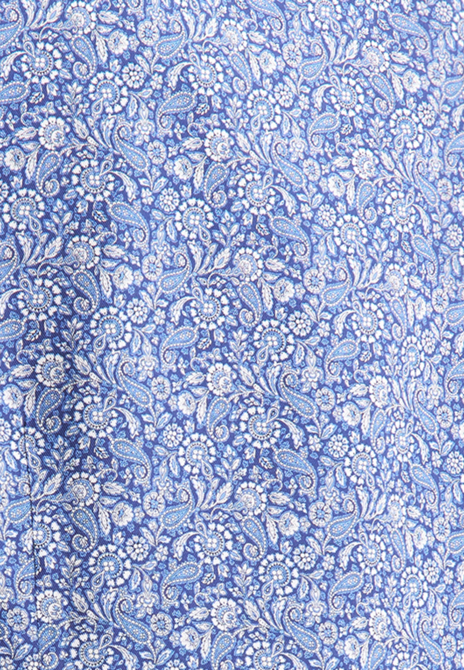 Seidensticker shaped fit overhemd, popeline, blauw dessin