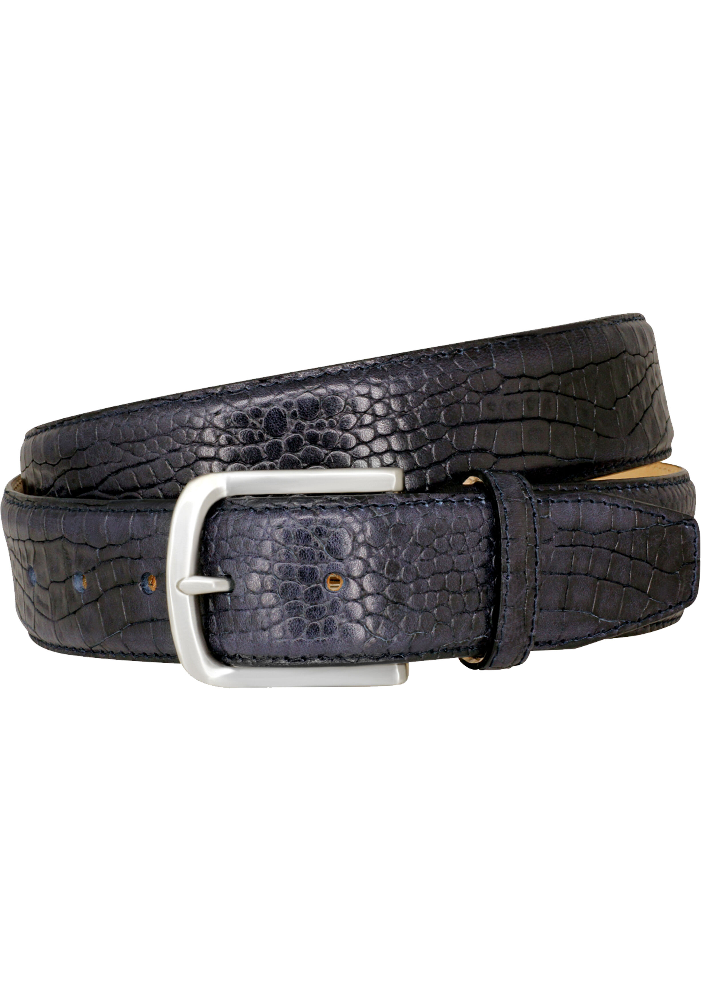 LINDENMANN leren heren riem, bruin
