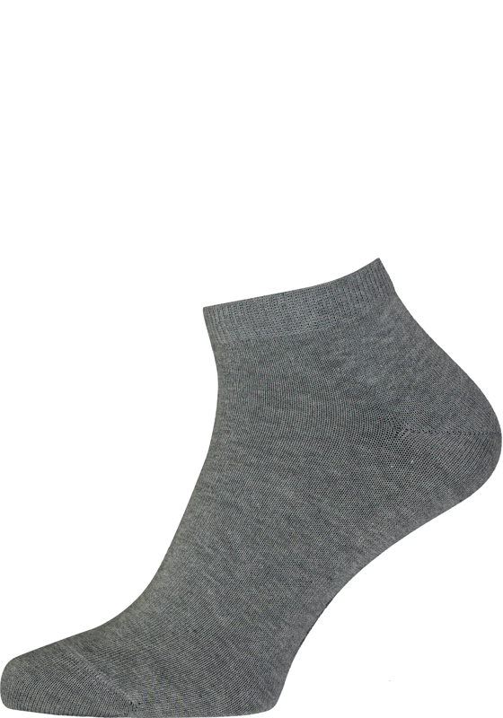 FALKE Happy heren enkelsokken (2-pack), licht grijs (light grey melange) FALKE Happy heren enkelsokken (2-pack), licht grijs (light grey melange)