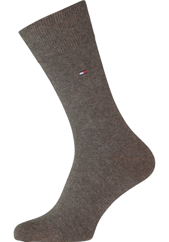 Tommy Hilfiger Classic Socks (2-pack), herensokken katoen, bruin Tommy Hilfiger Classic Socks (2-pack), herensokken katoen, bruin