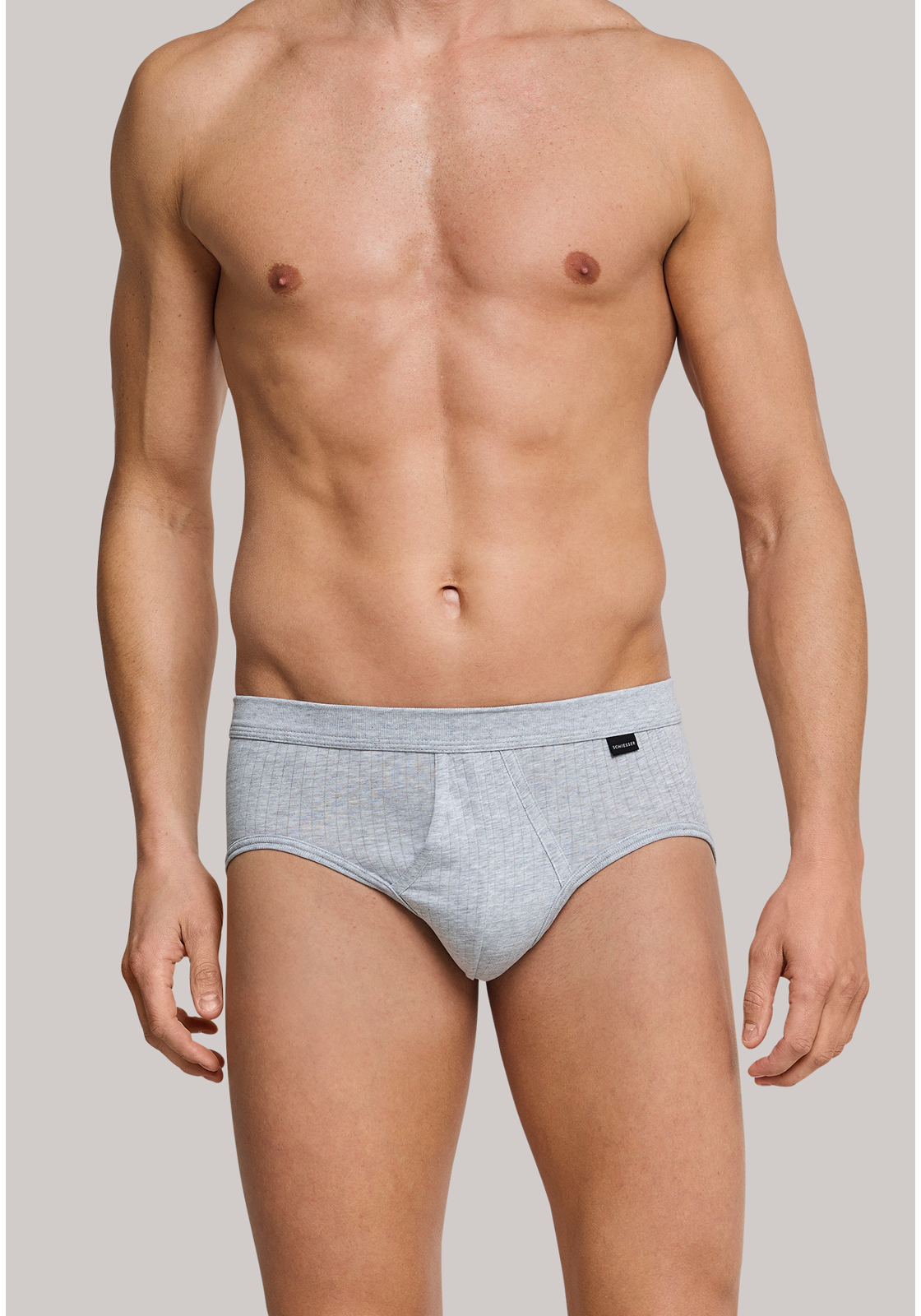 sportslips-106000-202 SCHIESSER Authentic sportslips (2-pack), grijs