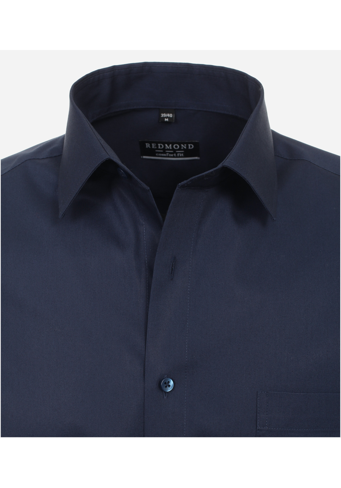 image_4_6383e69cfacb3e5e7ceda8bac84063e5jpgautoformatbgF3F3F3blend-alpha100blend-colorF3F3F3blend-modedarkenfitclampp Redmond comfort fit overhemd, popeline, blauw