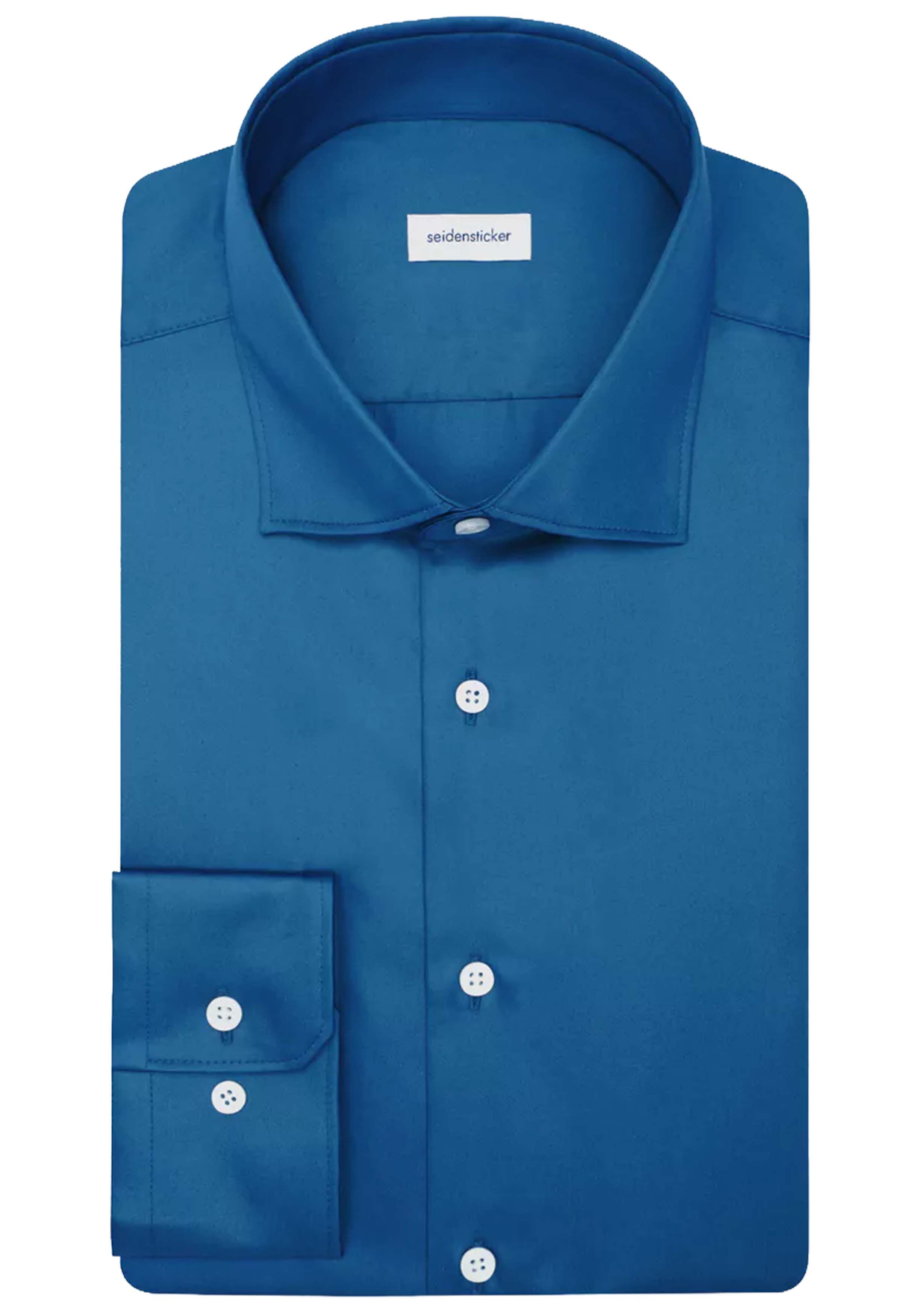 Seidensticker slim fit overhemd, popeline, groen