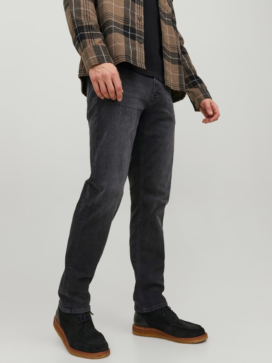 JACK & JONES Clark Original Jos regular fit, heren jeans, zwart denim