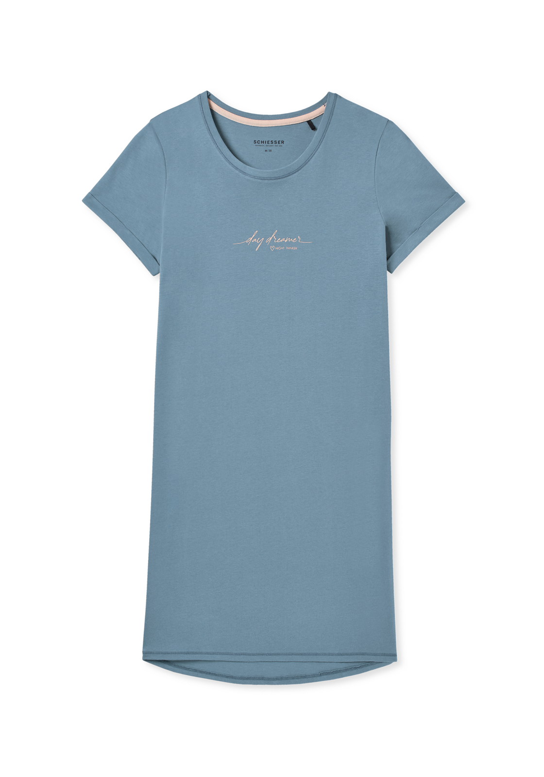 image_2_181252-808_2_1280x1280 SCHIESSER Casual Essentials T-shirt, dames slaapshirt korte mouw print blauw-grijs