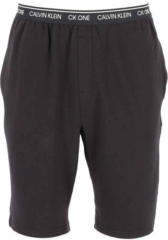 Calvin Klein CK ONE Lounge short, heren lounge joggingbroek kort, middeldik, zwart Calvin Klein CK ONE Lounge short, heren lounge joggingbroek kort, middeldik, zwart