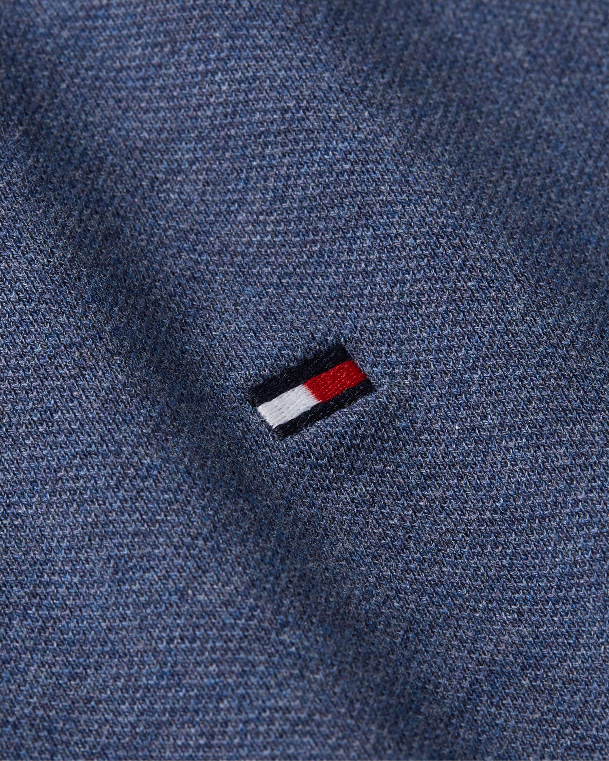 Tommy Hilfiger 1985 Regular Polo, heren poloshirt, jeansblauw melange