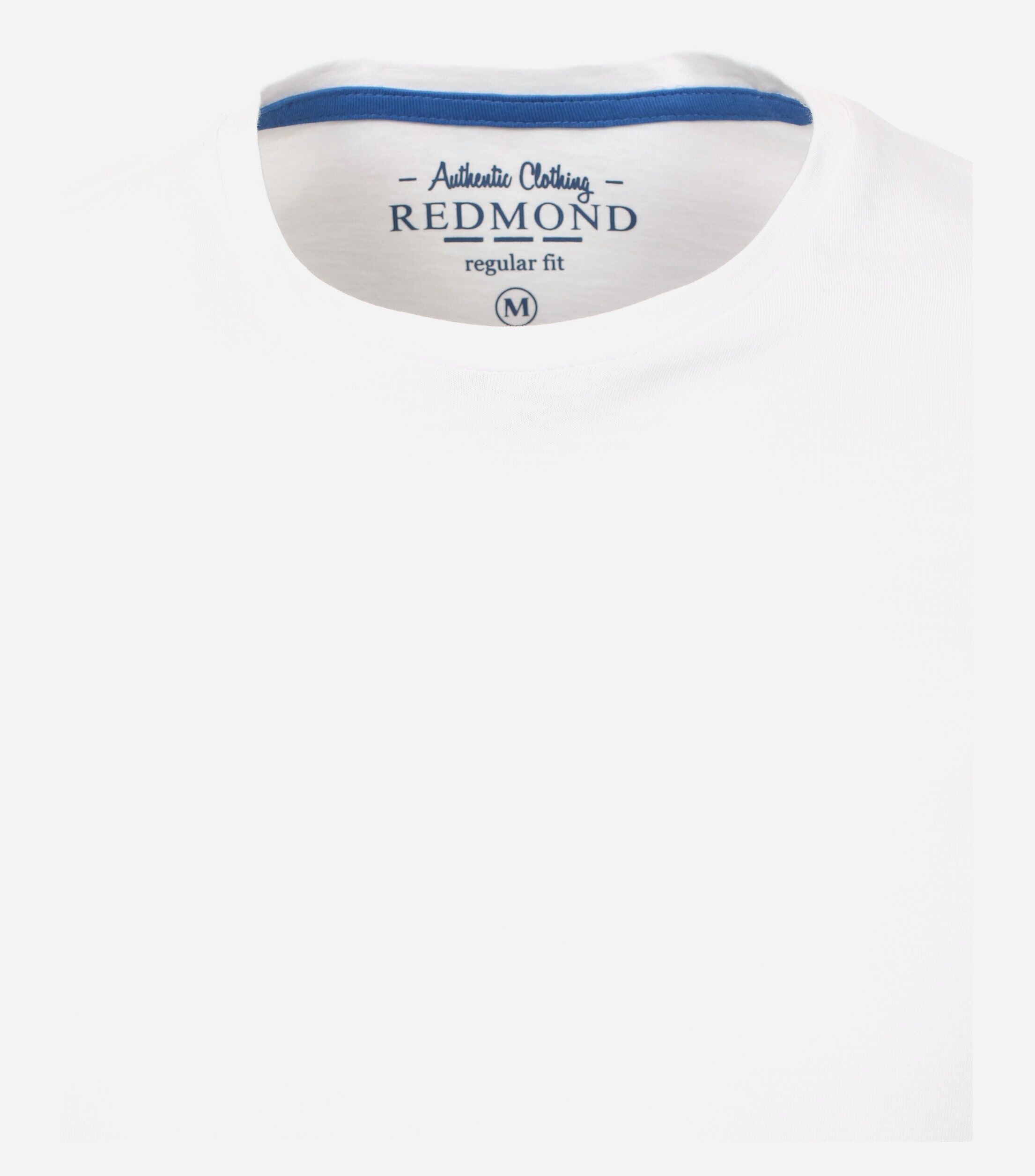 Redmond regular fit T-shirt, korte mouw O-hals, wit