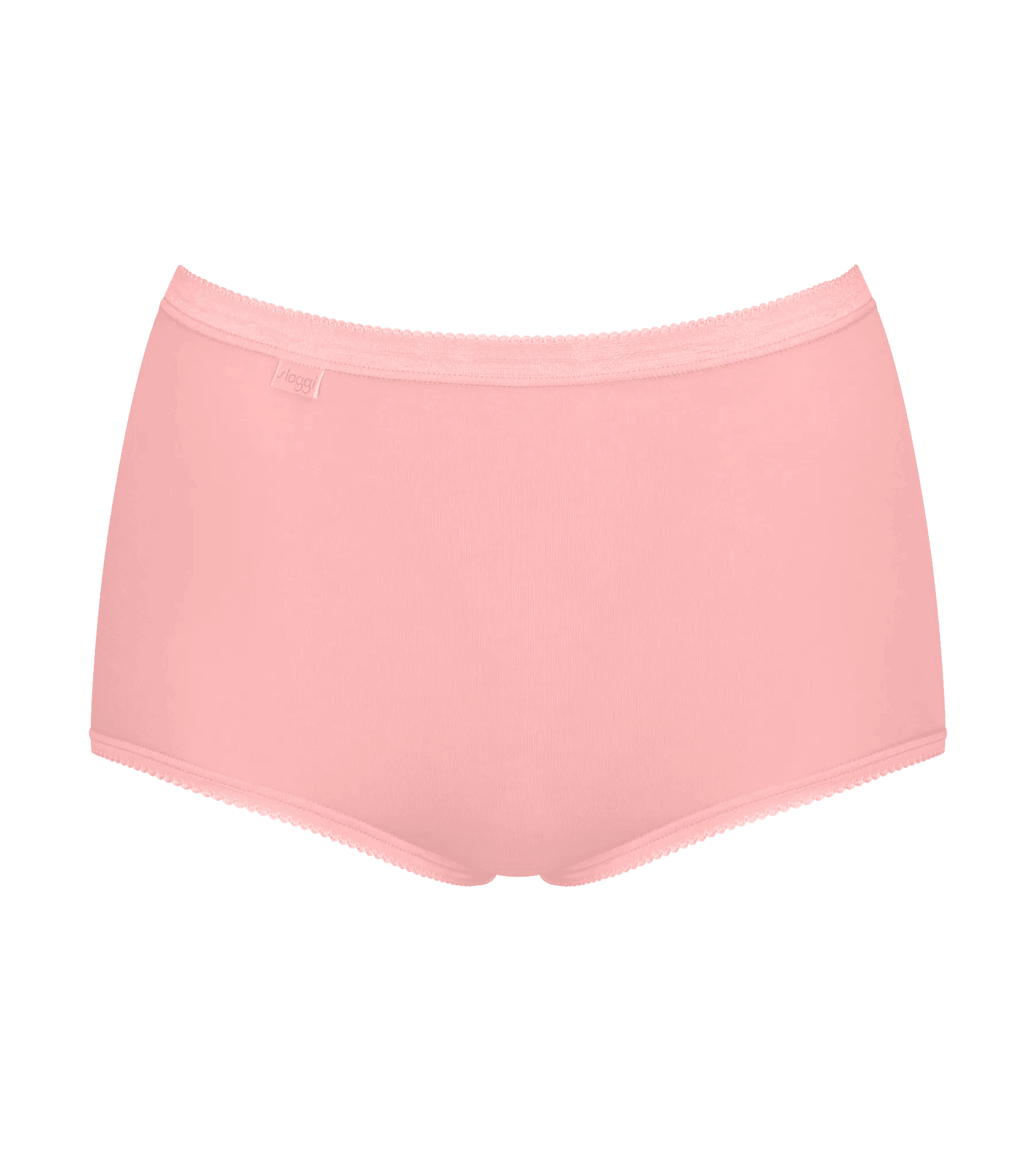Sloggi Women Basic+ Maxi (4-pack), dames slip, offwhite met 3 tinten roze