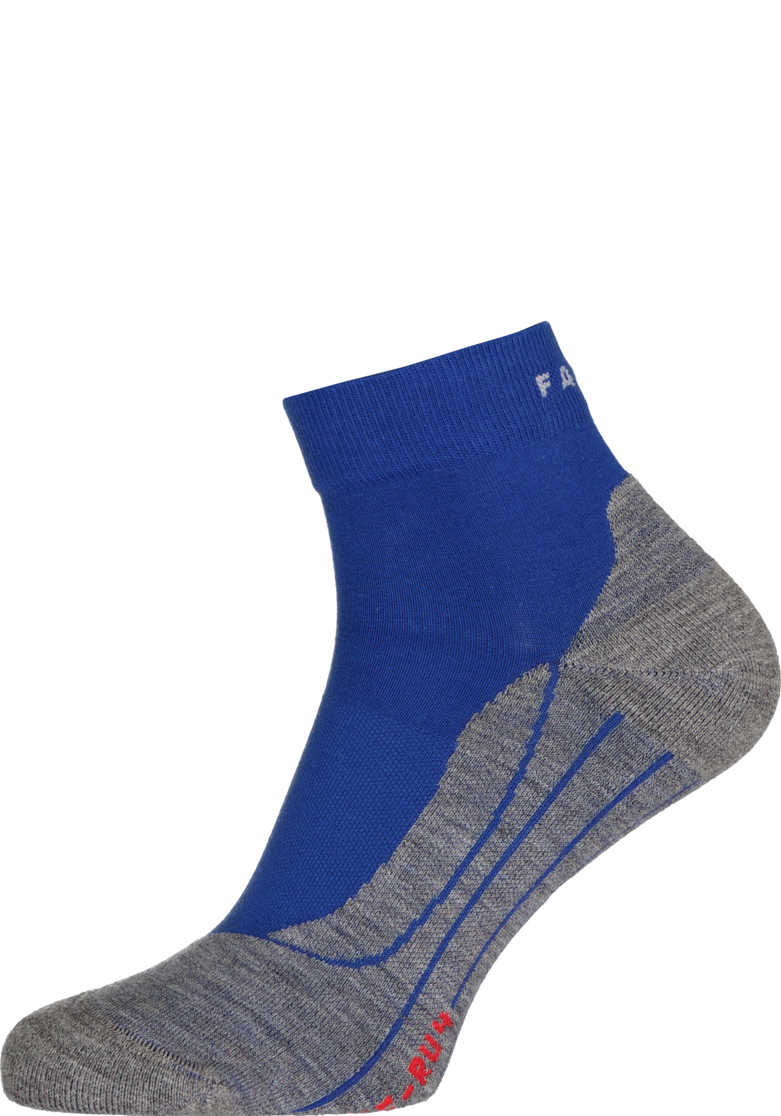 1-4043876989990_falke_sokken_1p_HR FALKE RU4 Short heren hardloopsokken, blauw (athletic blue)