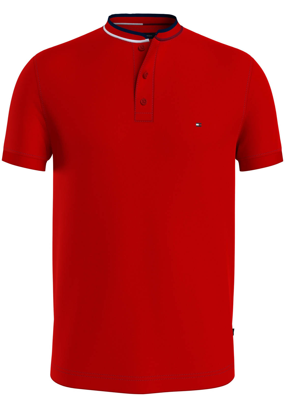 image_2_MW0MW34752XLG_F_C4101wid2000amphei2000ampop_usm1710 Tommy Hilfiger Mao Rwb Tipped Slim Polo, heren poloshirt, rood