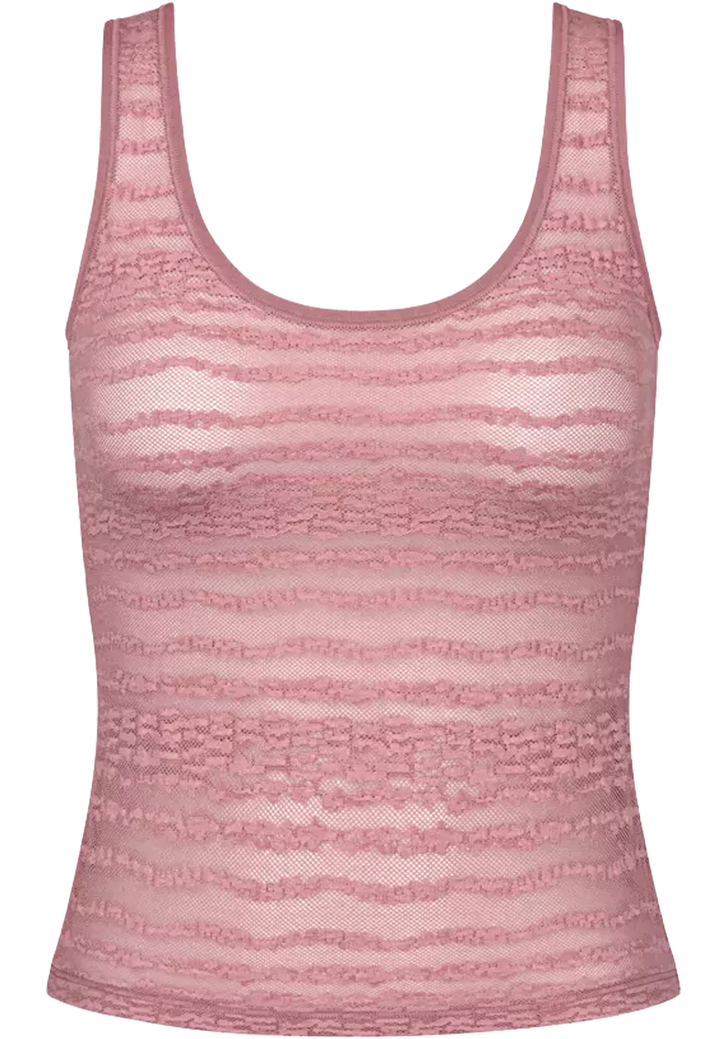 Sloggi Women FREE Evolve Tank Top Lace (1-pack), dames singlet, oudroze