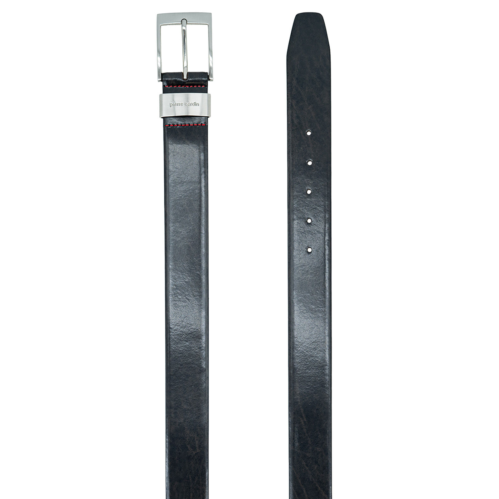 PIERRE CARDIN leren heren riem, zwart