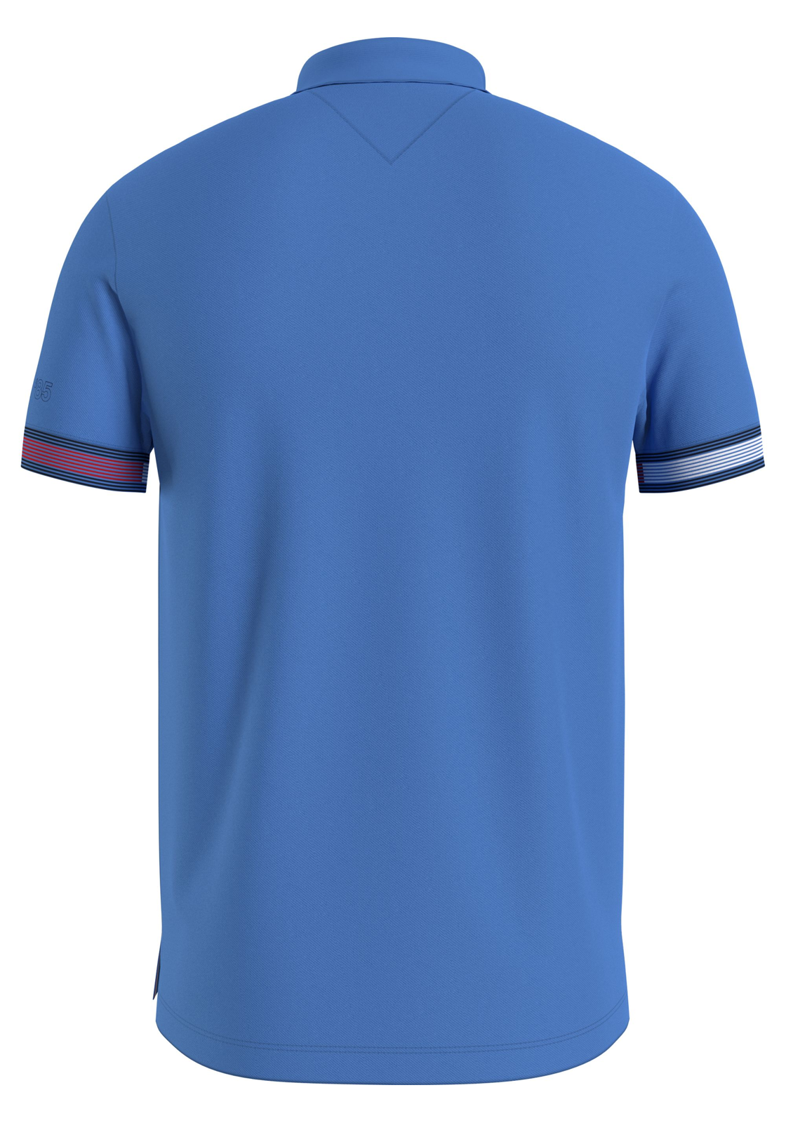 image_3_MW0MW34780C30_B_C4101wid2000amphei2000ampop_usm1710 Tommy Hilfiger Flag Cuff Slim Polo, heren poloshirt, middenblauw