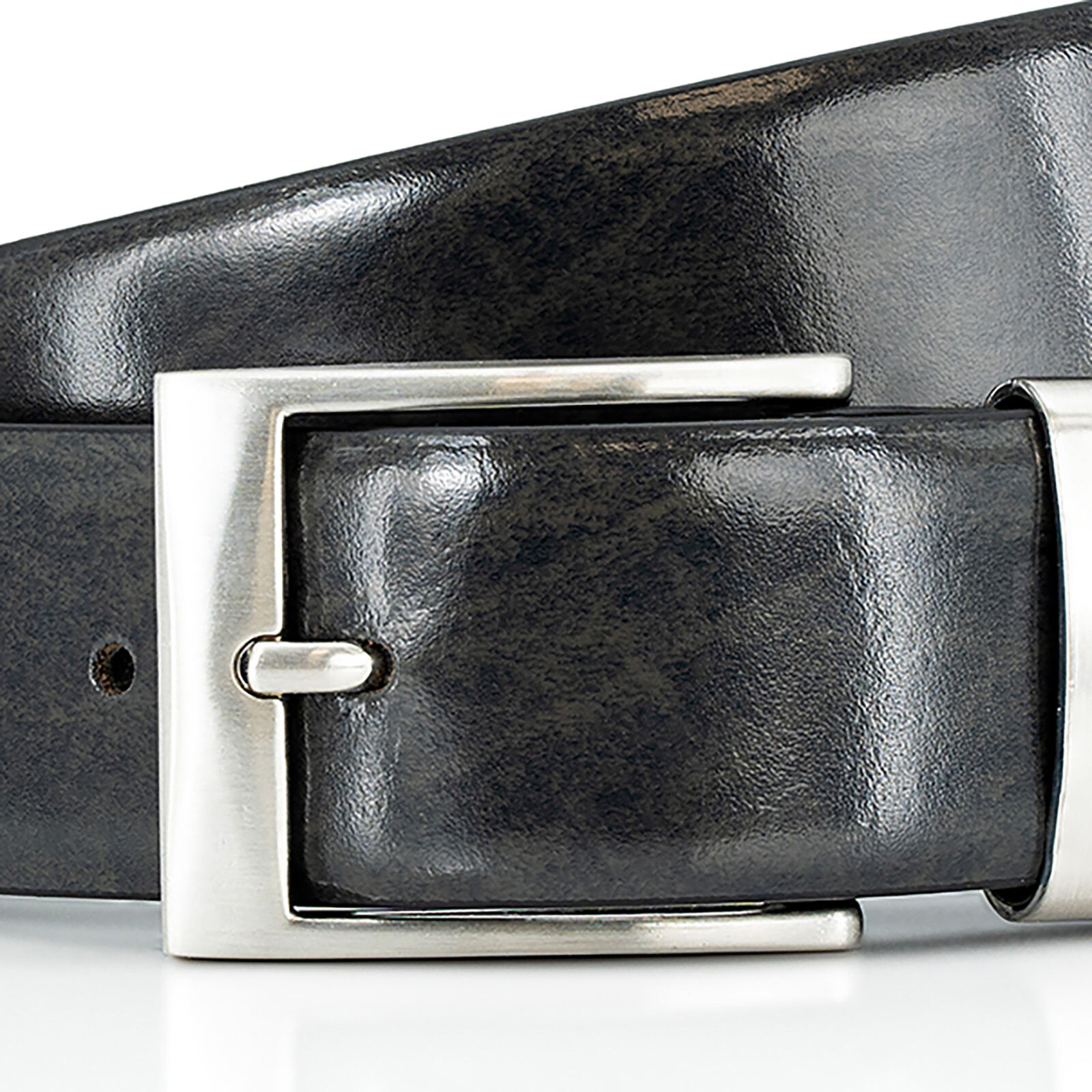 PIERRE CARDIN leren heren riem, zwart