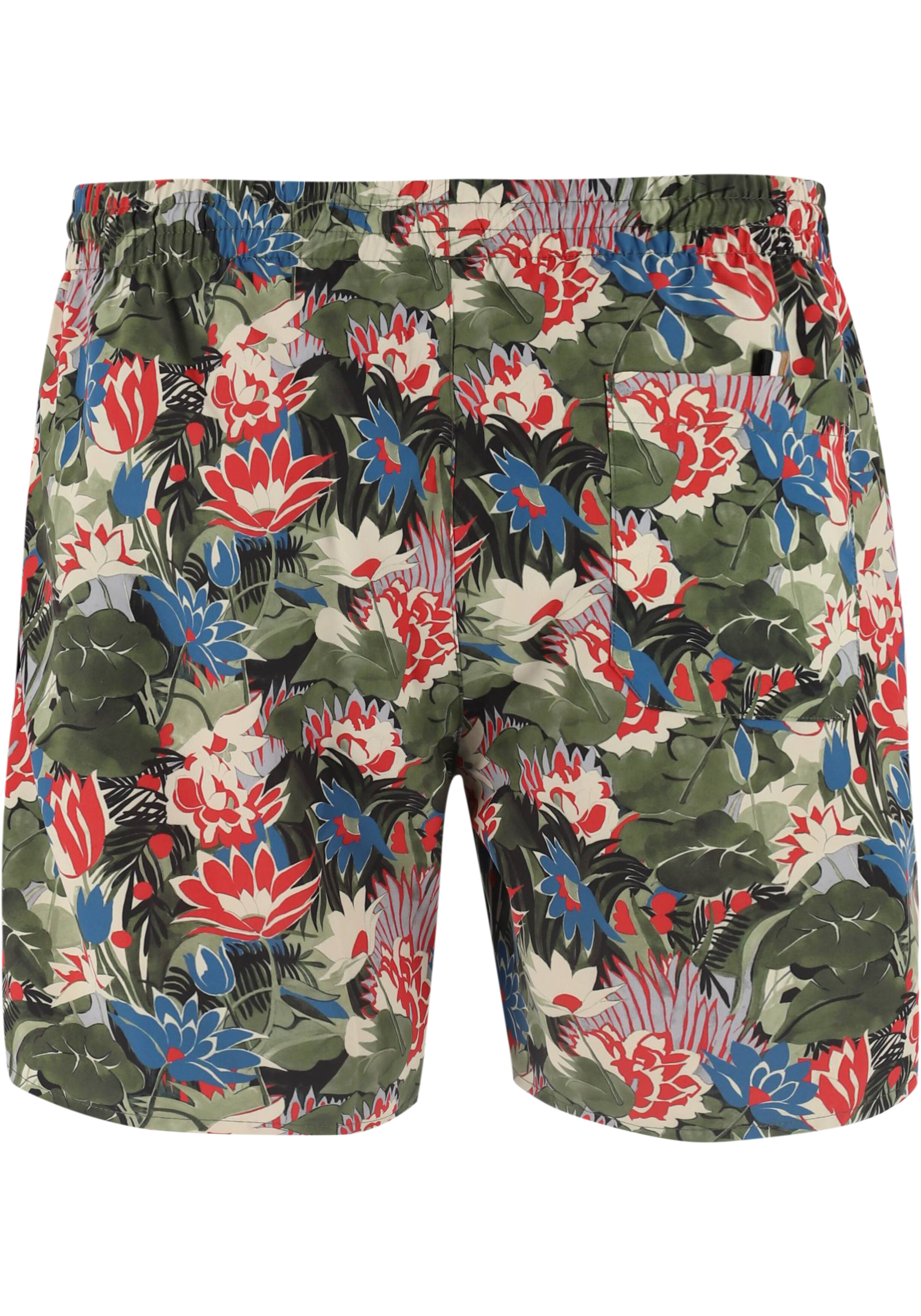 HUGO BOSS Piranha swim shorts, heren zwembroek, groen dessin