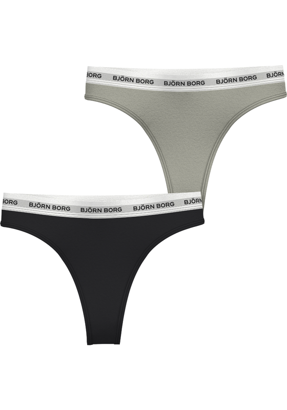 Bjorn Borg dames Core thong, string (2-pack), multicolor Bjorn Borg dames Core thong, string (2-pack), multicolor