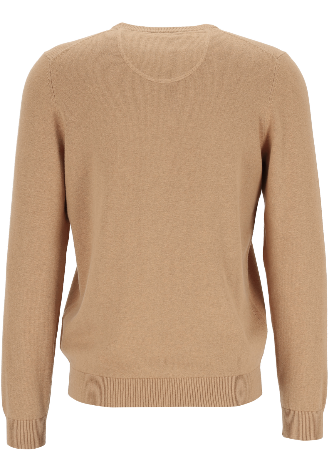 3-4062534478157-marvelis-Marvelis_kleur_trui_HR MARVELIS modern fit trui katoen, V-hals, beige