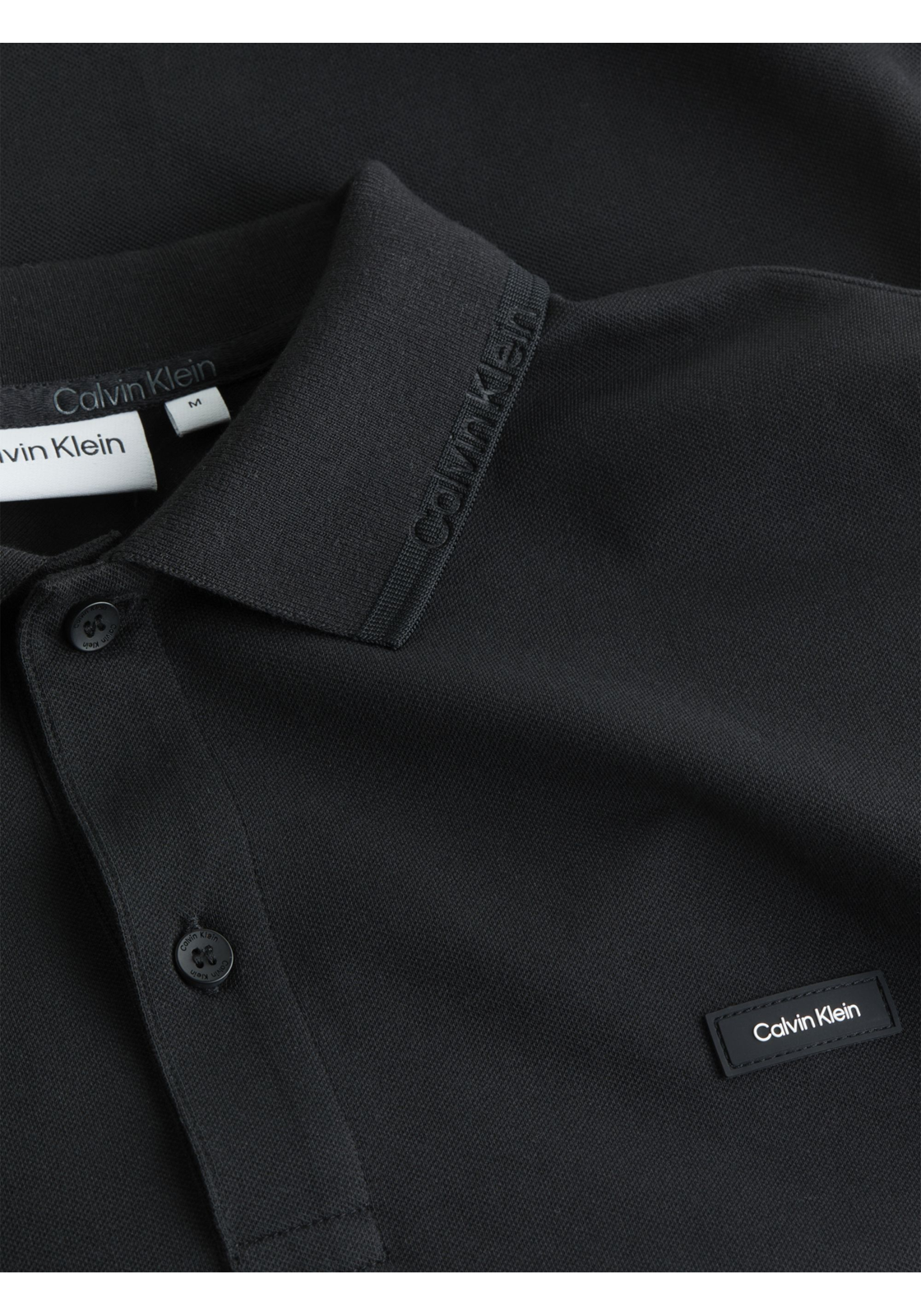 image_3_K10K112468BEH_D_C4161wid2000amphei2000ampop_usm1710 Calvin Klein Thermo Tech Pique Slim Polo, heren poloshirt, zwart