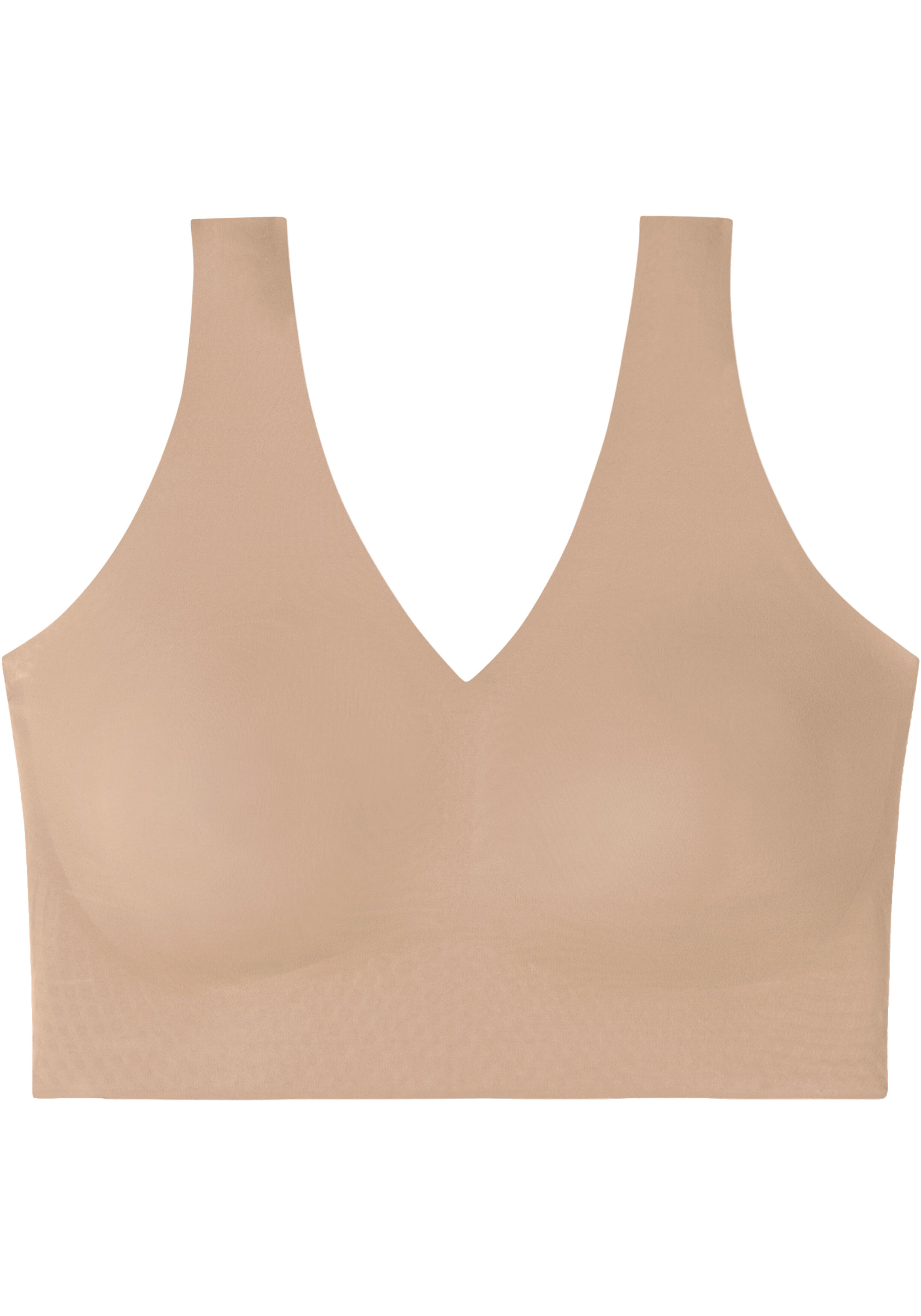 SCHIESSER Invisible Soft bralette (1-pack), dames bustier microvezel verwijderbare pads esdoorn