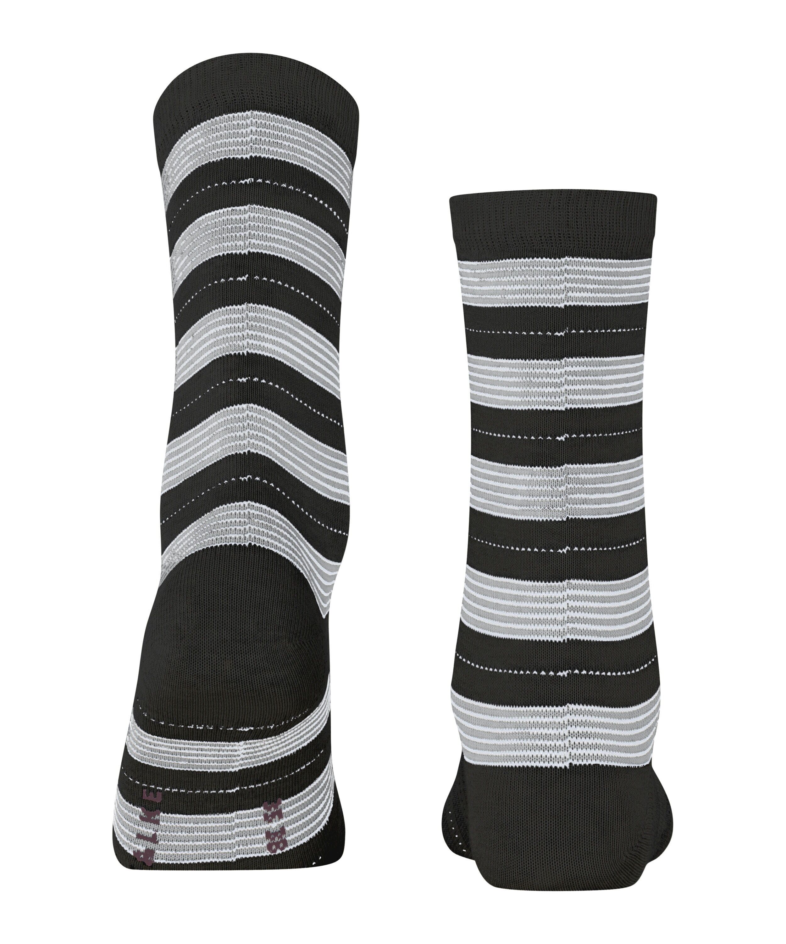 FALKE Stripe Uniform damessokken, zwart (black)