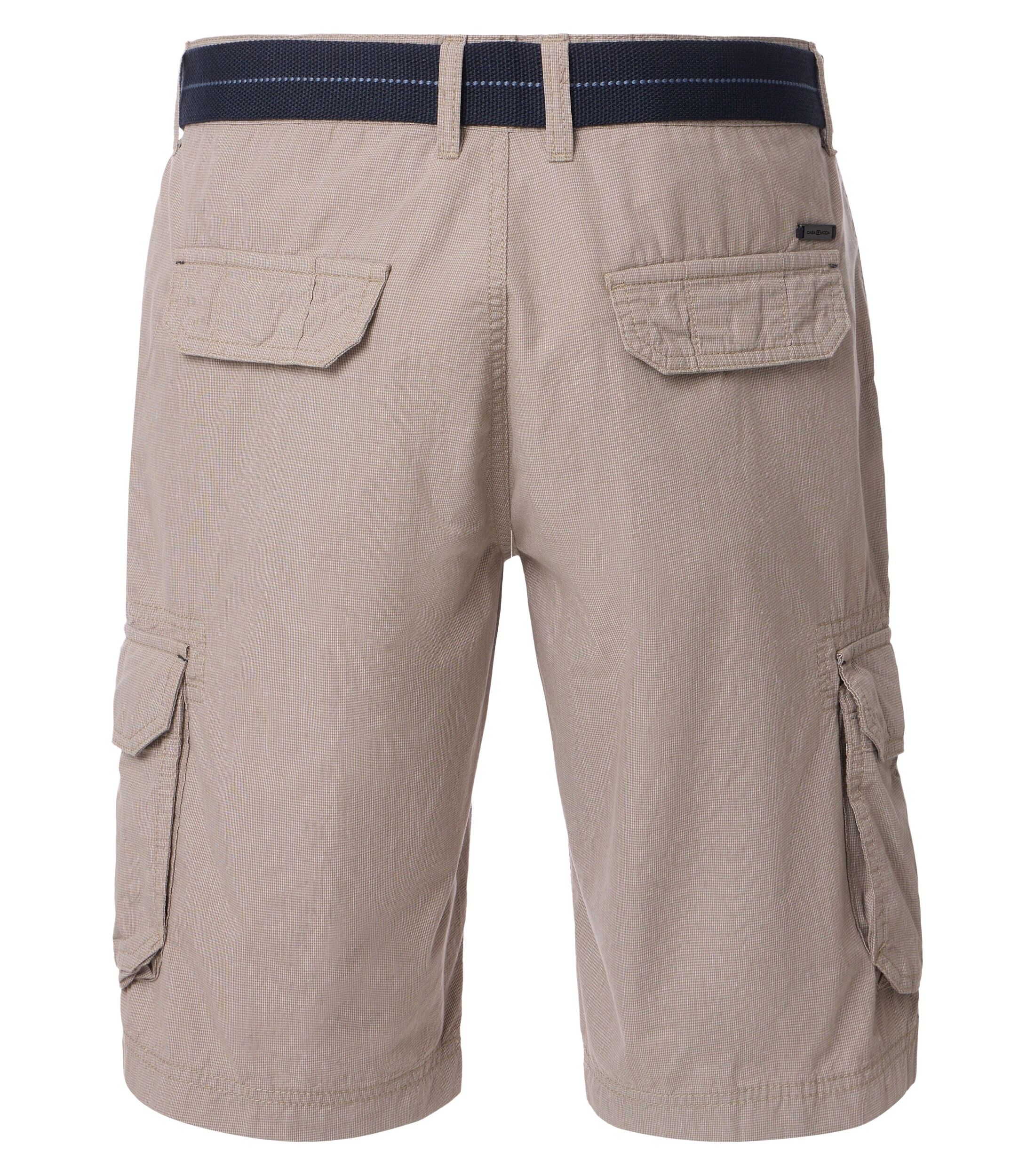 CASA MODA shorts BEN, heren cargo korte broek, beige