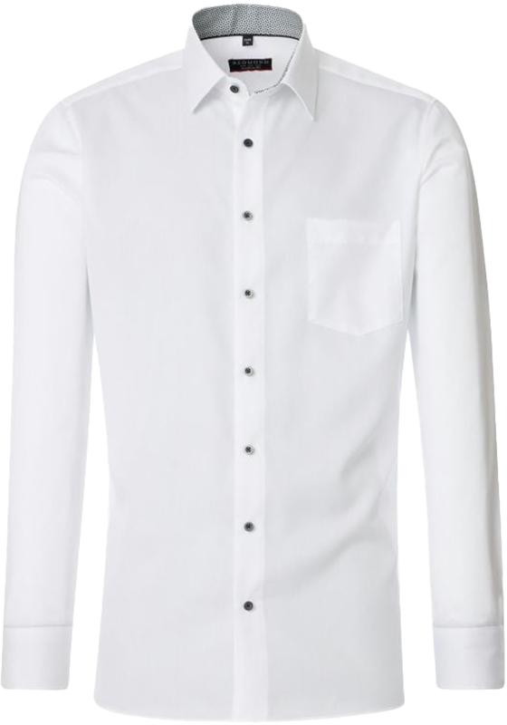 Redmond modern fit overhemd, twill, wit Redmond modern fit overhemd, twill, wit