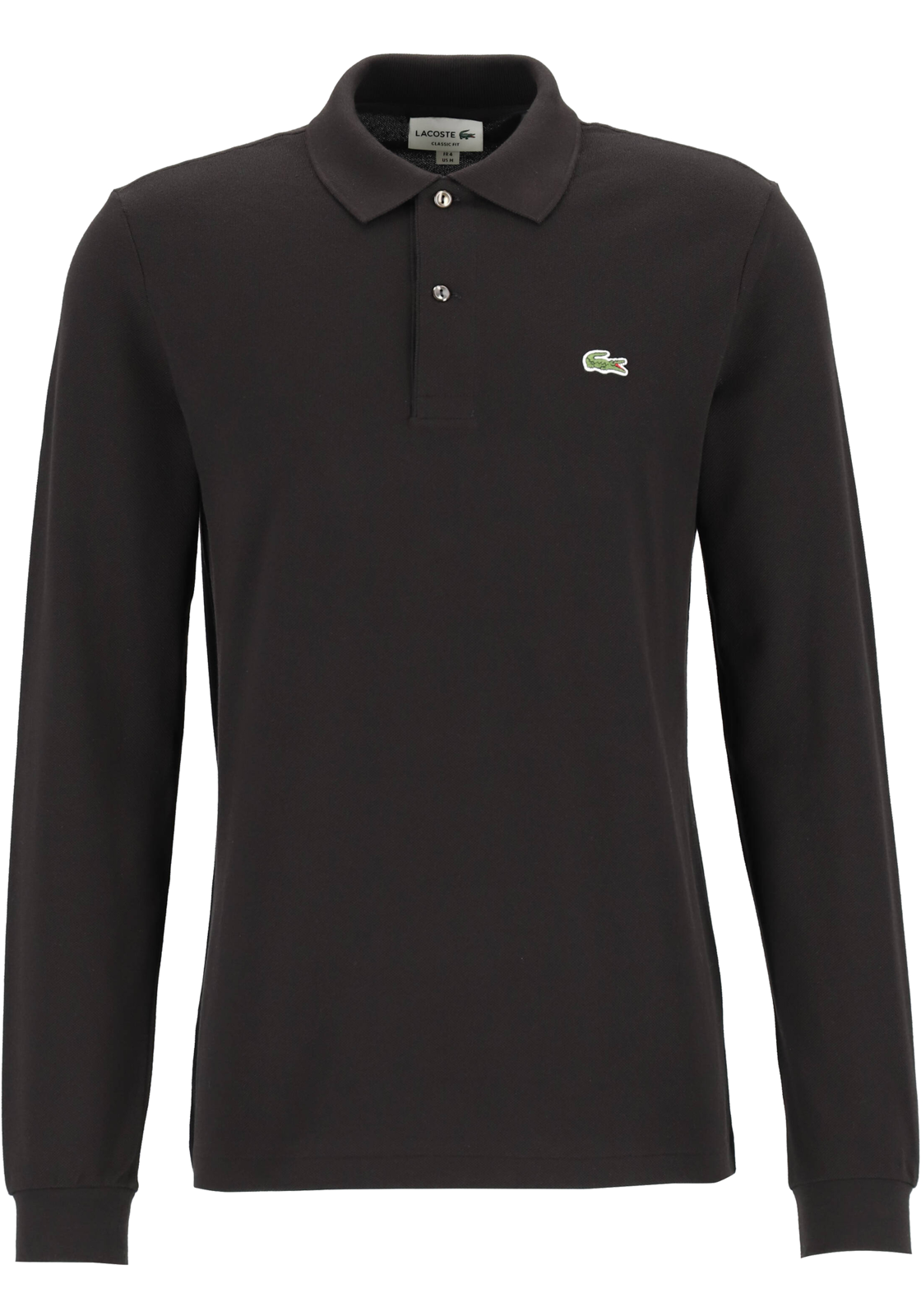 1-3570670000596-lacoste-Lacoste_L1312031_PS_zwart_4foto_HR Lacoste Classic Fit polo lange mouw, zwart