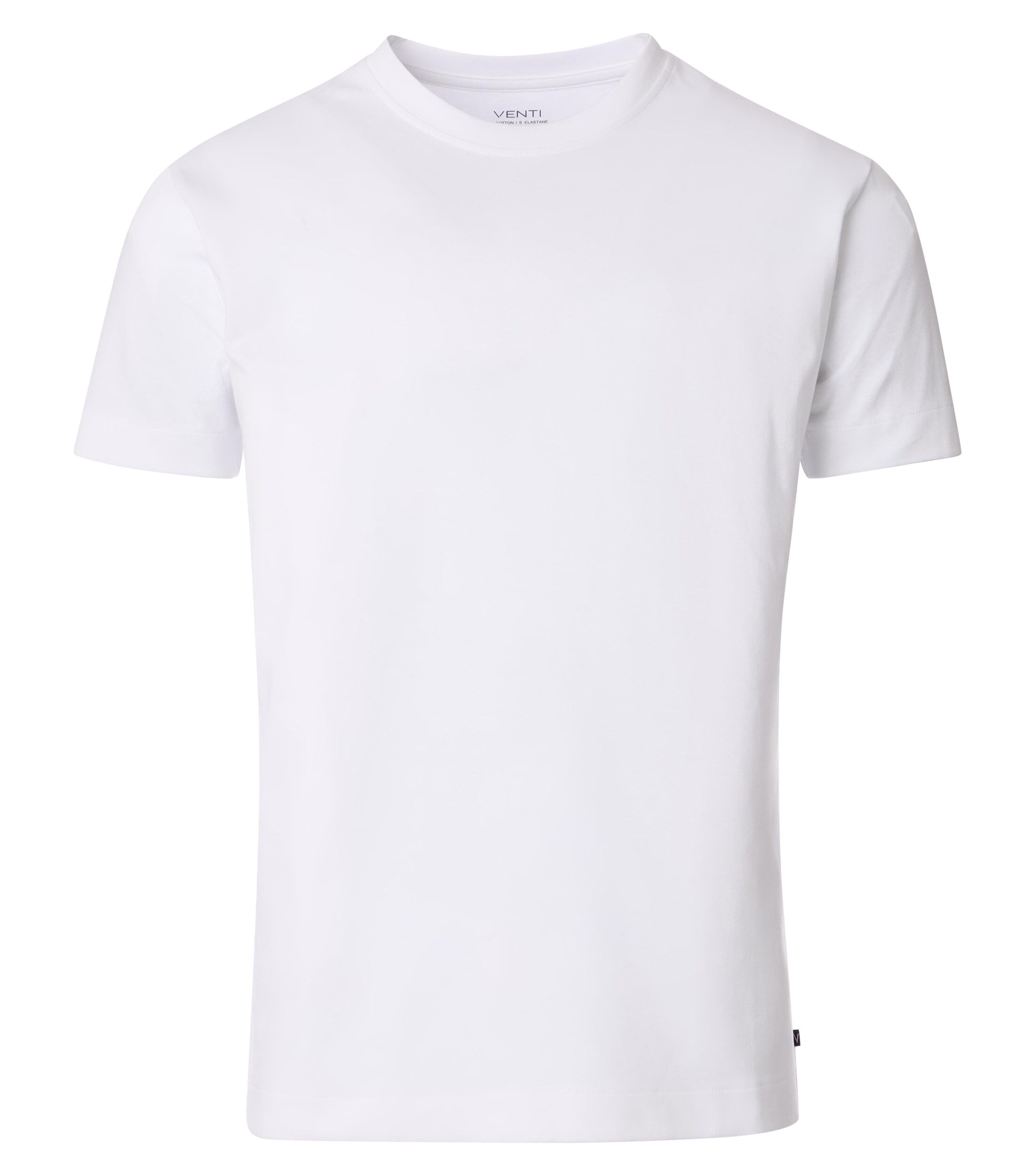 VENTI modern heren T-shirt, wit