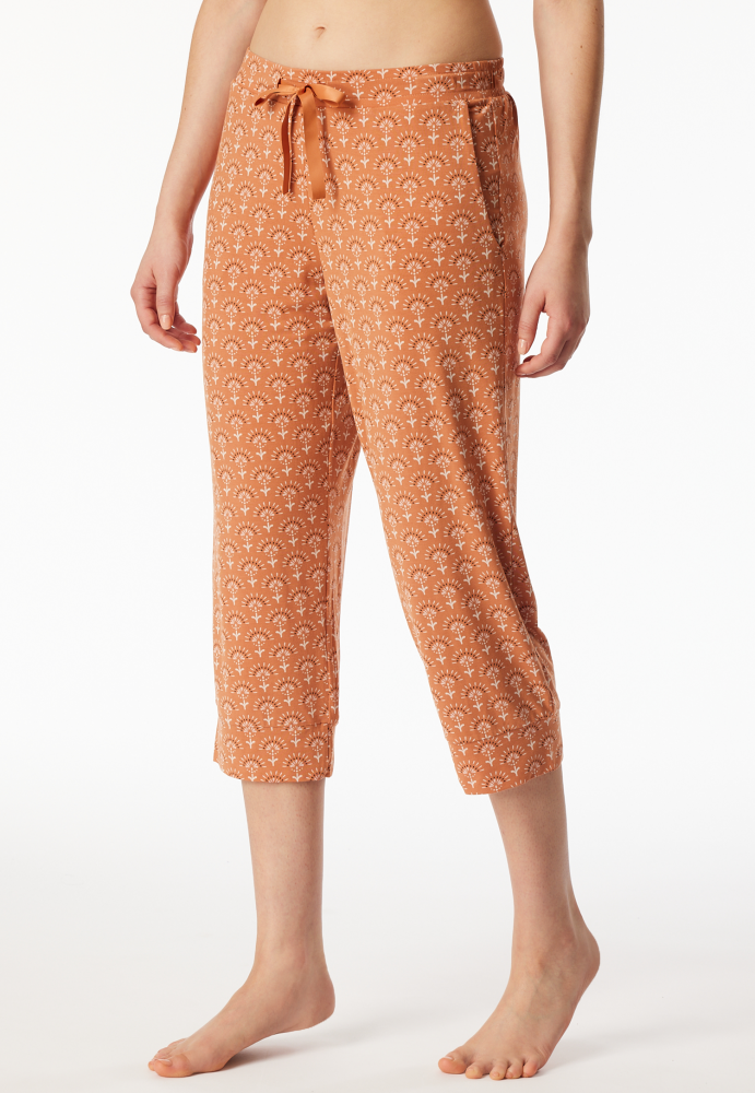 SCHIESSER dames Mix+Relax Pantalon 3/4, dames capri pyjama- of loungebroek, multicolour