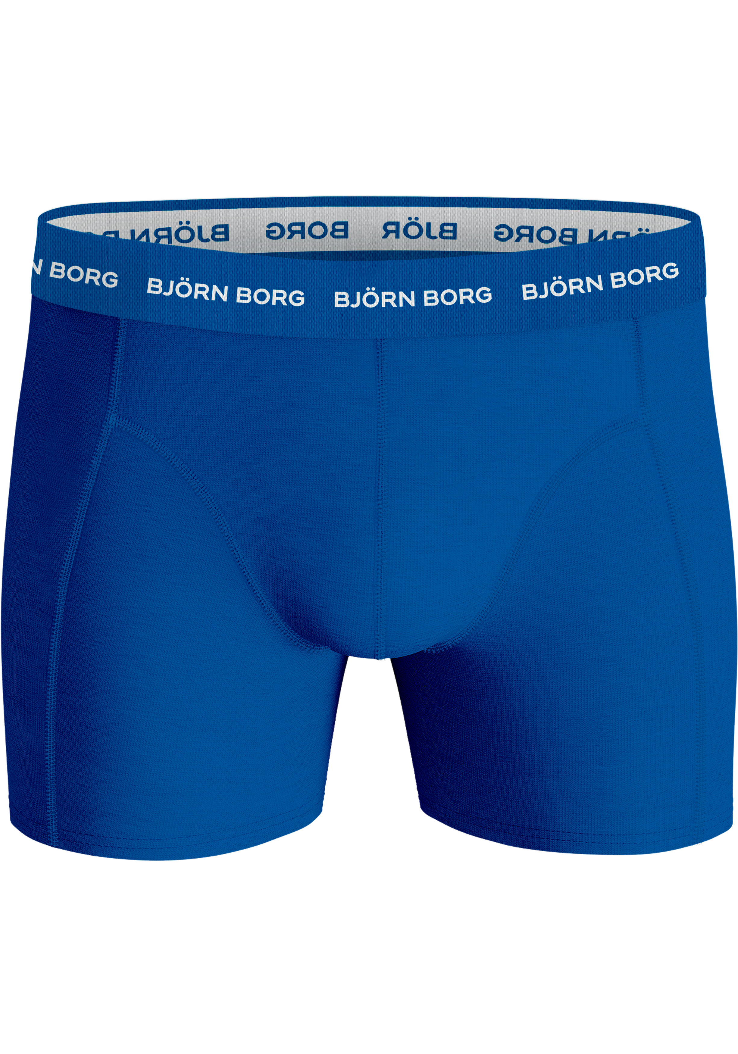 Bjorn Borg Cotton Stretch boxers, heren boxers normale lengte (3-pack), roze, print, blauw