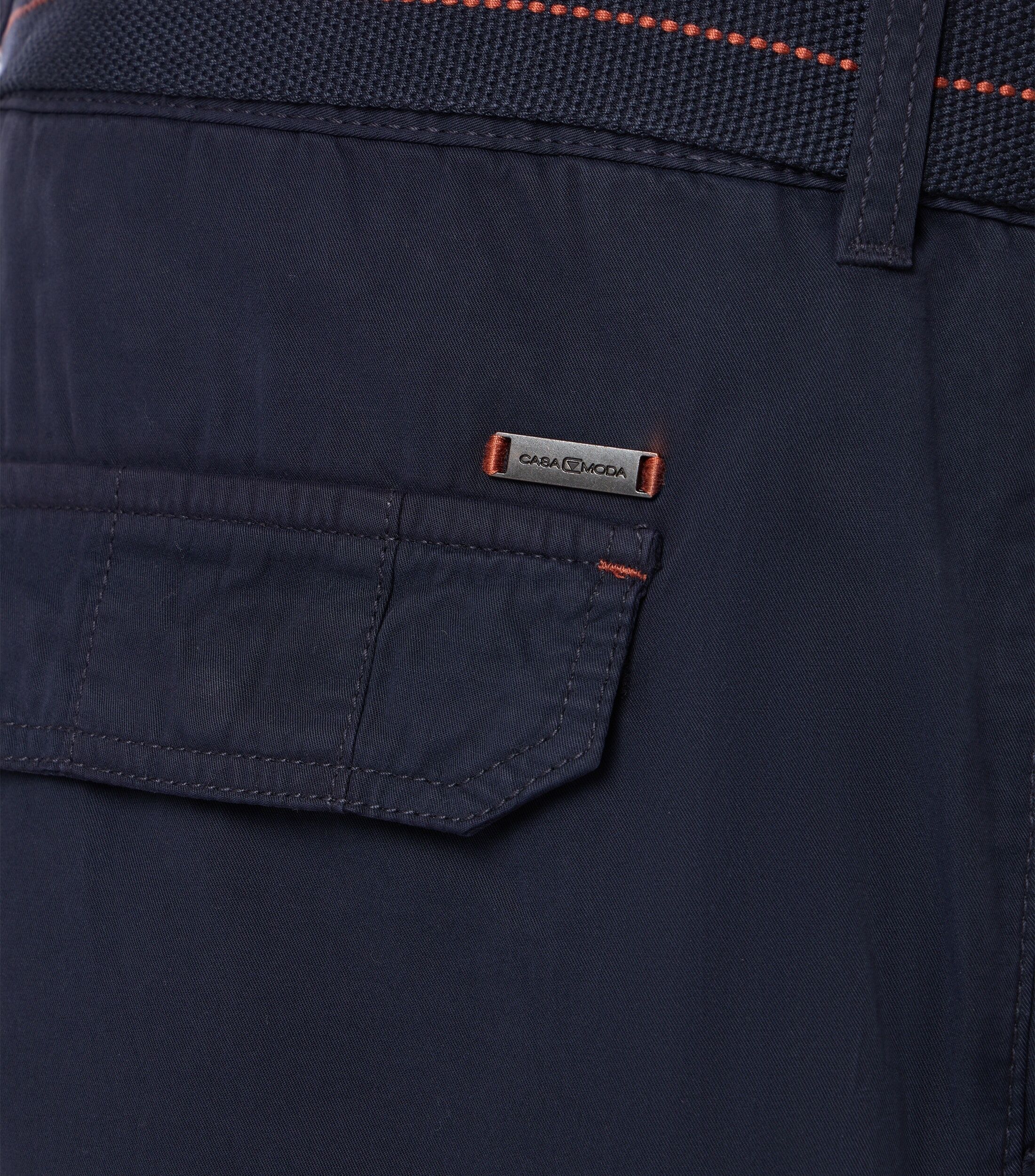 CASA MODA driekwart shorts BEN, heren cargo bermuda over de knie, blauw