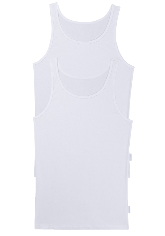 Sloggi Men 24/7 Vest, heren singlets (2-pack), wit Sloggi Men 24/7 Vest, heren singlets (2-pack), wit